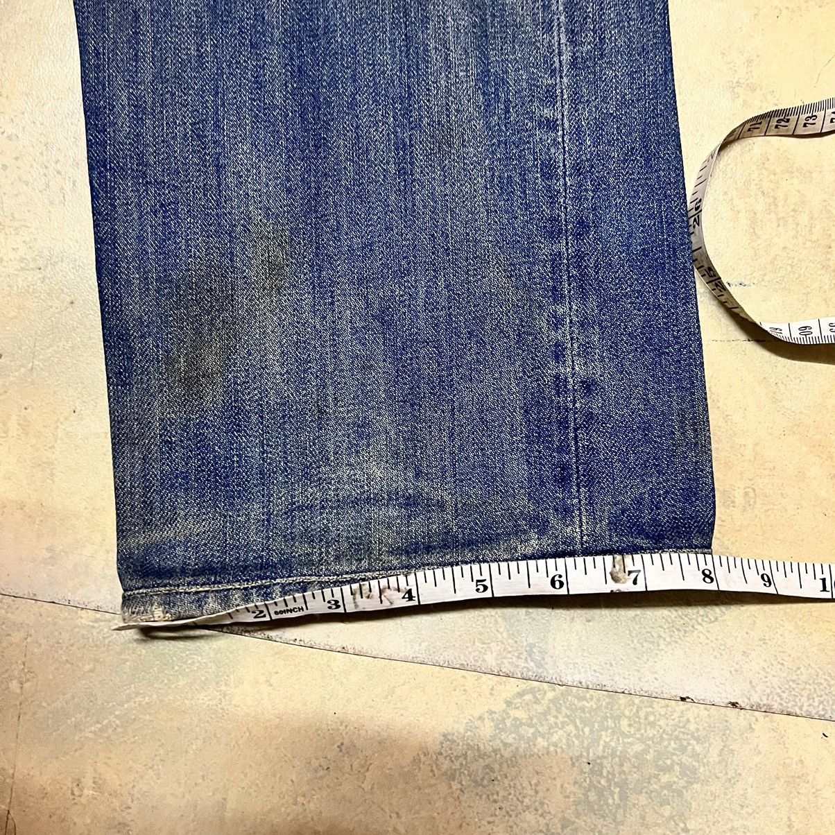 Levi's Vintage Levis Big E Lot 501 Selvedge Distressed Denim Jeans Size US 29 - 15 Thumbnail