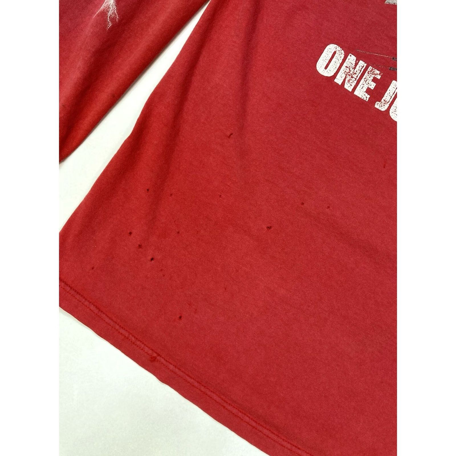 MCM VINTAGE Union Made Dade Hardening The System Thrashed T-shirt Men XL Red Long Sleeve Shirt XL Men Red Size US XL / EU 56 / 4 - 3 Thumbnail