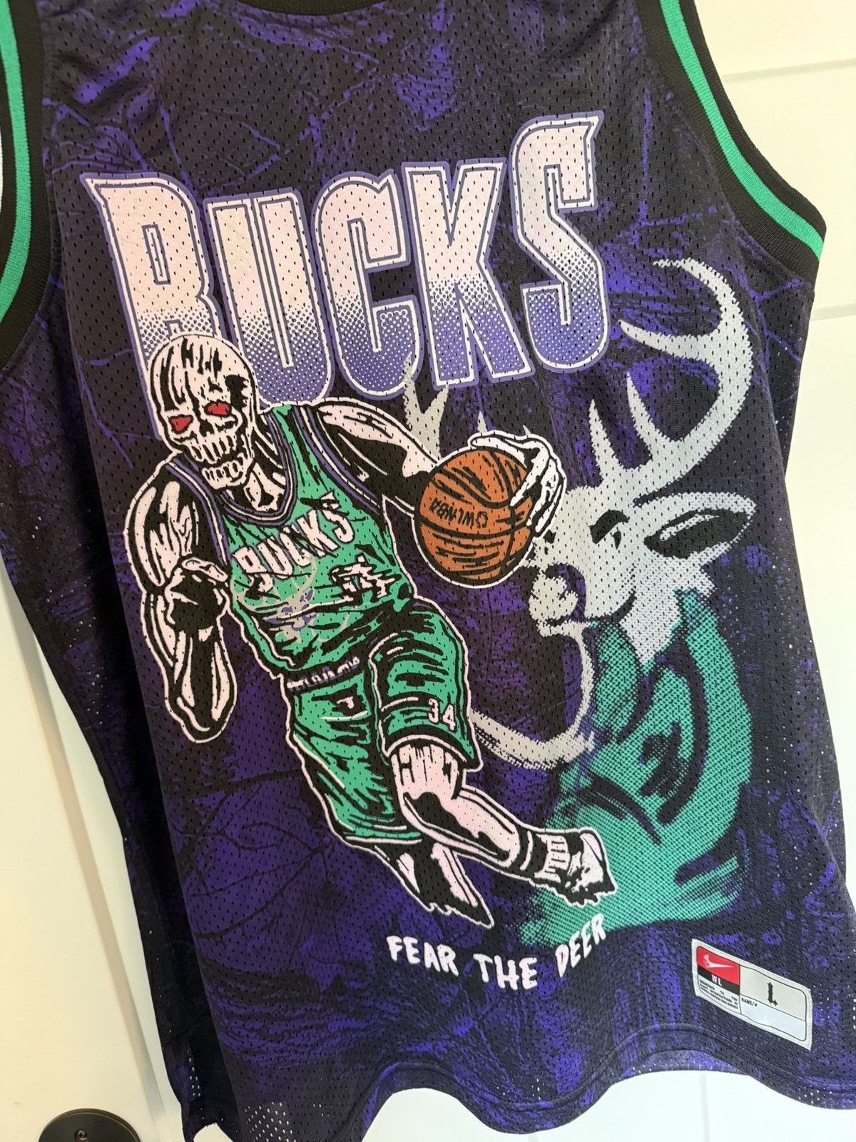Warren Lotas Warren Lotas Rare Milwaukee Bucks Giannis size L Size ONE SIZE - 2 Thumbnail