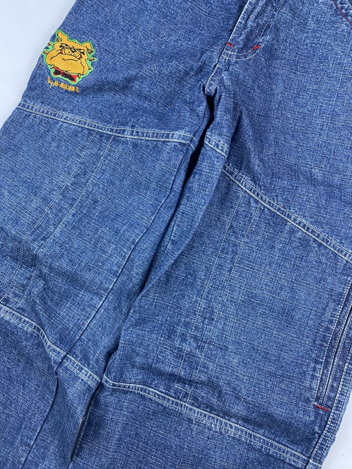 Vintage Akademik Y2K Denim Long Pants