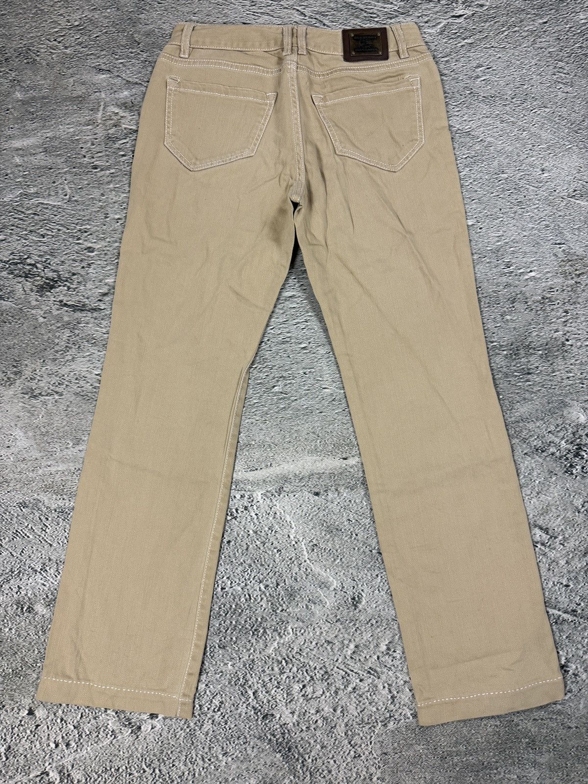 Burberry Burberry flared jeans beige blue label japanese Y2K Size 25" / US 0 / IT 36 - 1 Thumbnail