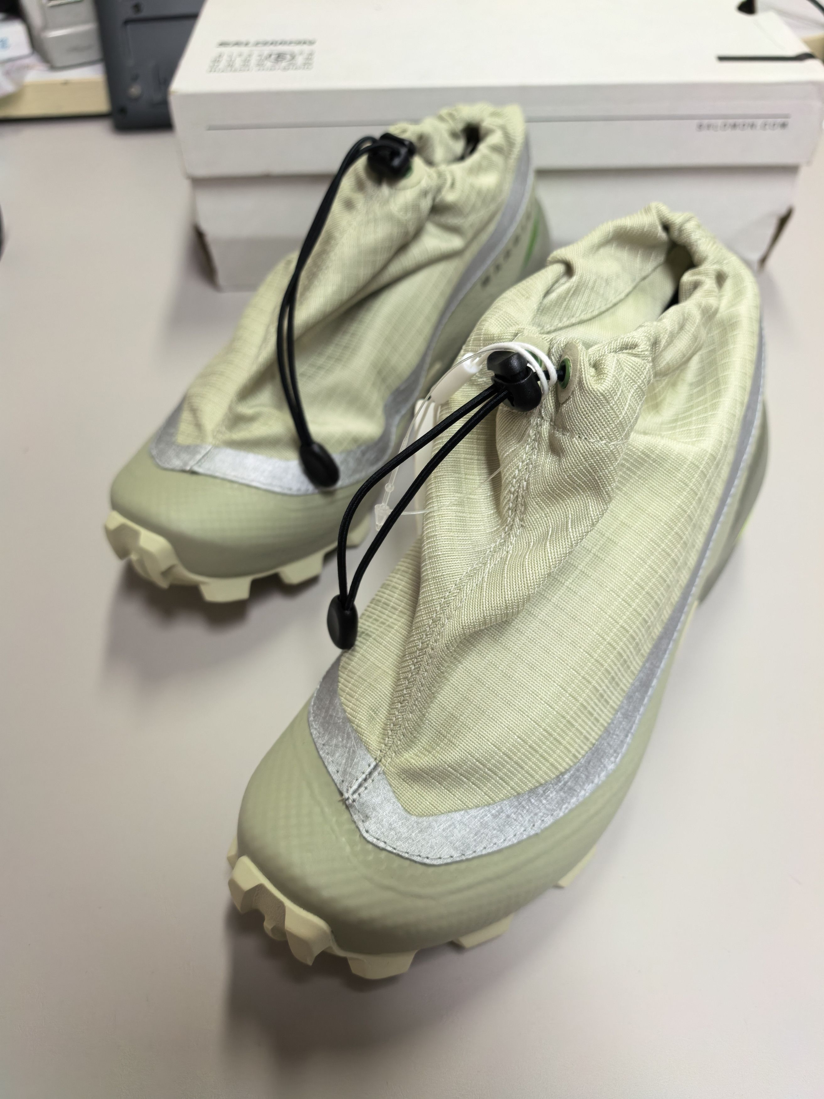 Maison Margiela NIB Cross Low - Green, 38，MM6 Maison Margiela x Salomon Size US 6.5 / IT 36.5 - 2 Thumbnail