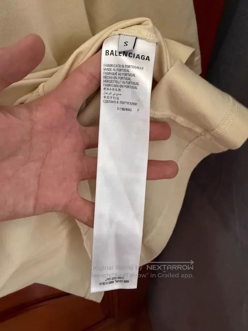 Balenciaga Balenciaga Double B Lock Embroidered Short Sleeve Size US S / EU 44-46 / 1 - 4 Thumbnail