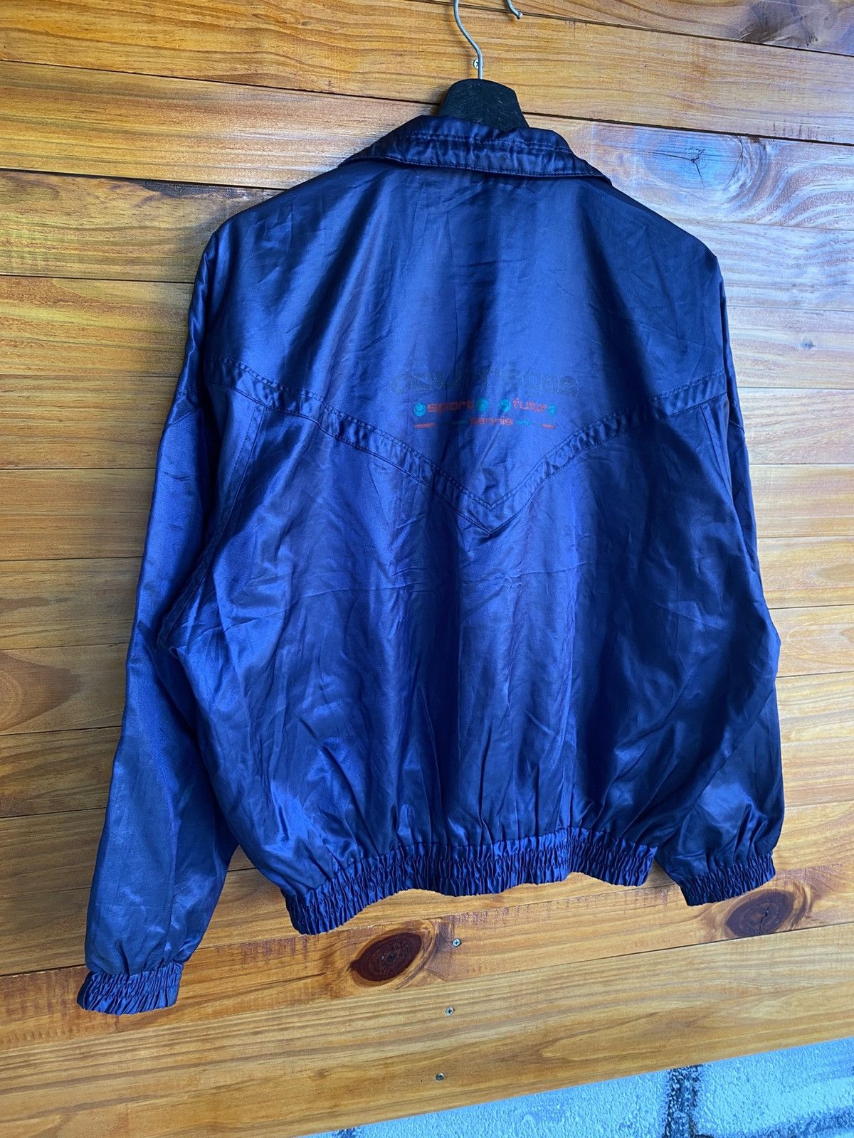 Courreges Vintage Courrèges Paris Sport Futur Windbreaker Jacket Blue Size US L / EU 52-54 / 3 - 11 Thumbnail
