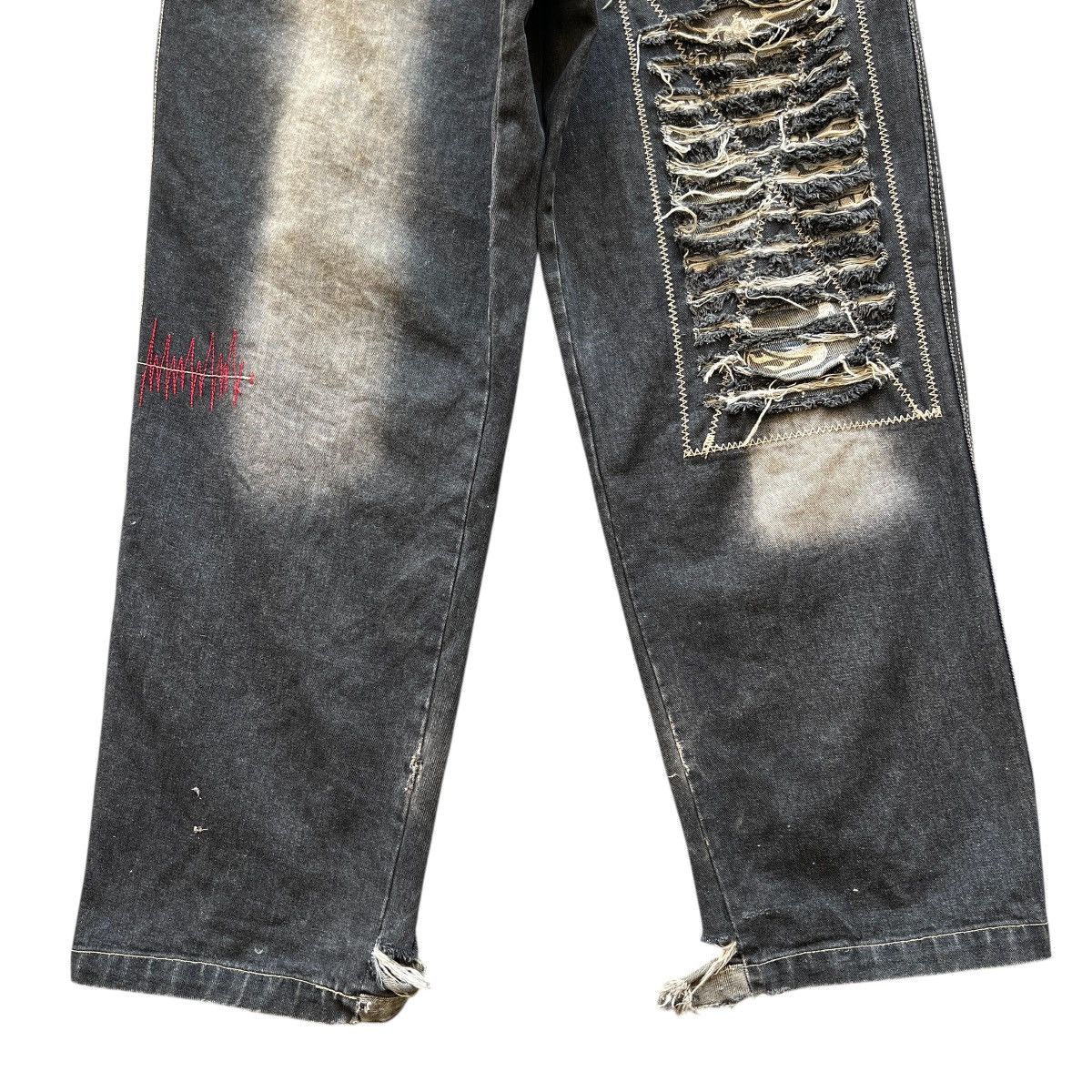 Dogtown 🔥 Vintage Dogtown Black Dragon Skateboards Denim Jeans Size US 32 / EU 48 - 7 Thumbnail