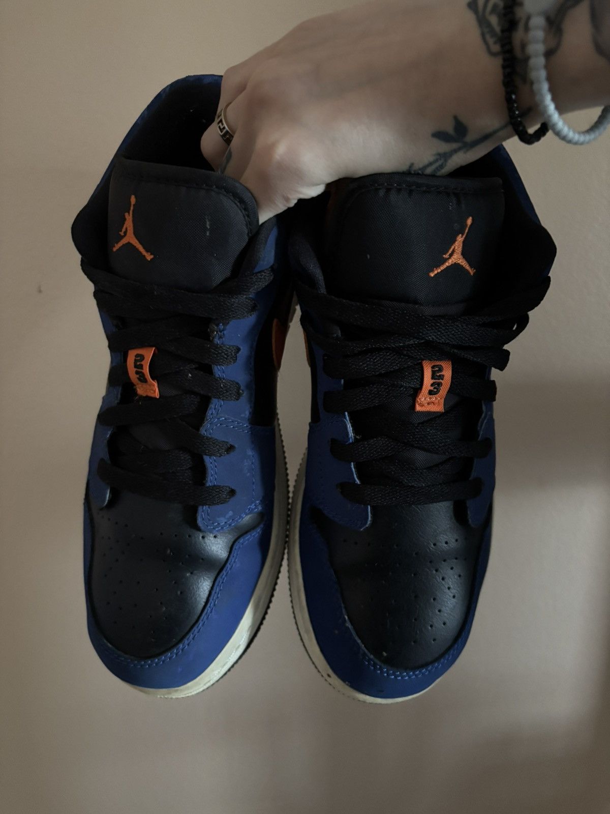 Jordan Brand Air Jordan 1 Low GS 'Rush Blue' Size US 6.5 / EU 39-40 - 3 Thumbnail