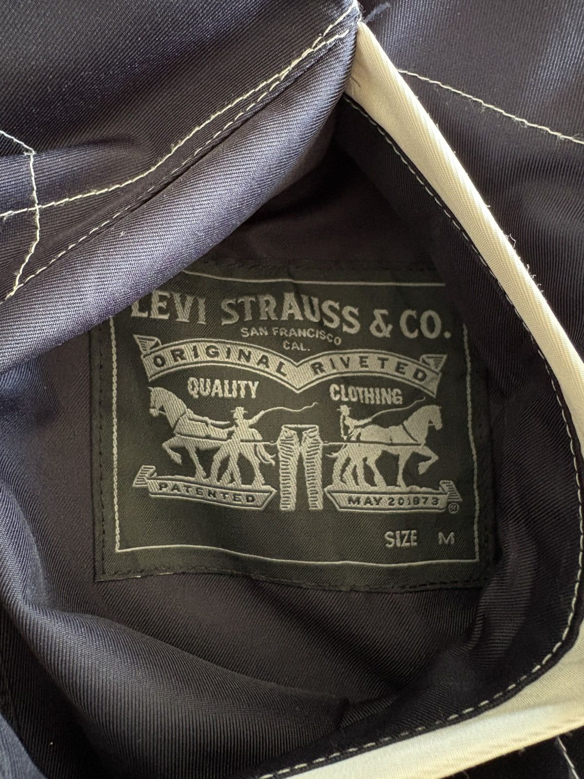 Levi's Levi's Reversible Light Velor Big Eagle Sukajan Coach Jacket Size US M / EU 48-50 / 2 - 21 Thumbnail