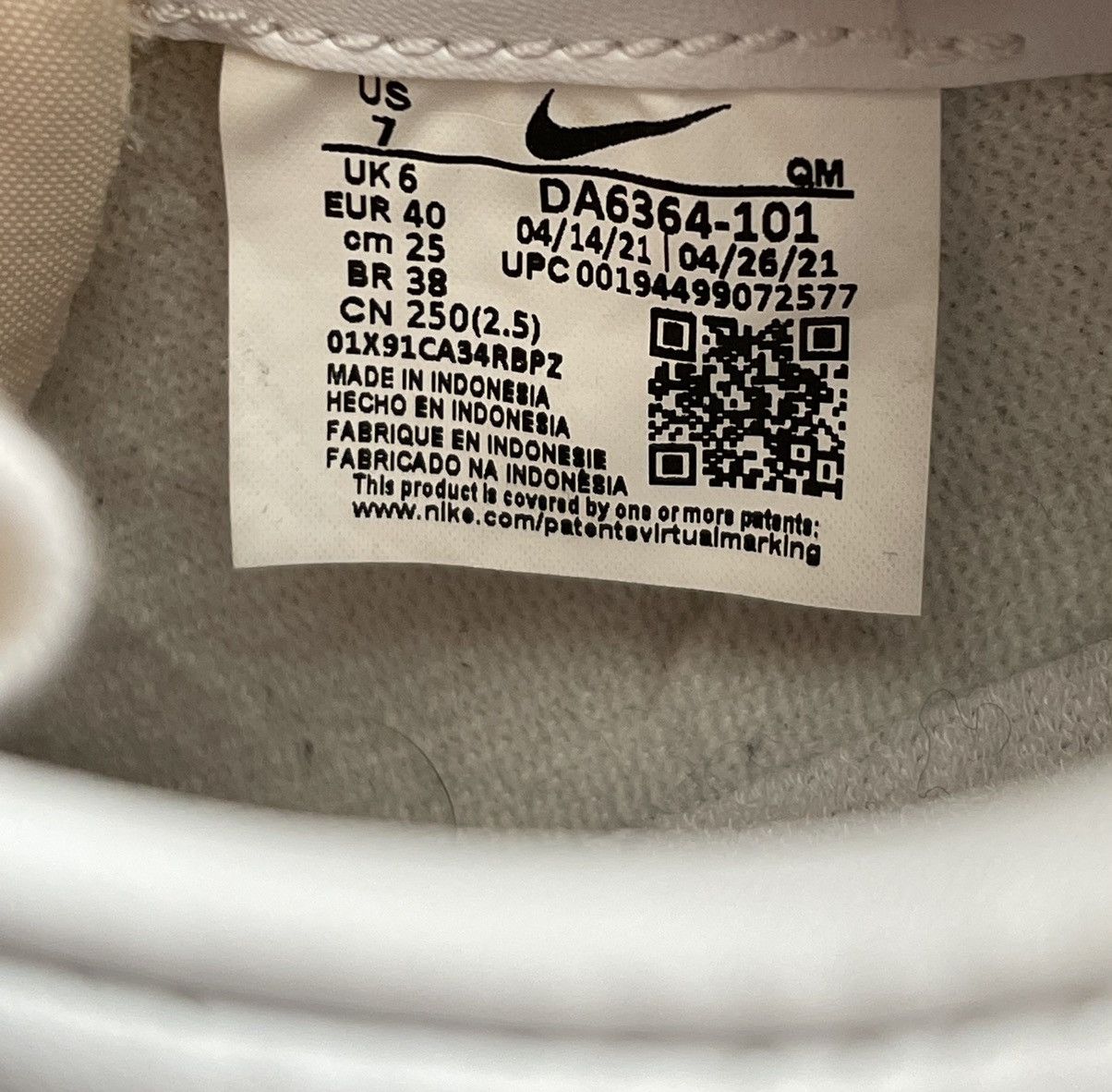 Nike Nike Blazer Low 77' Vintage Size US 7 / EU 40 - 10 Thumbnail