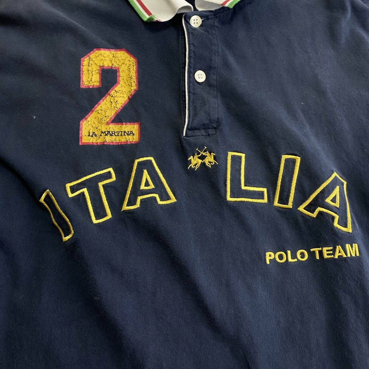 La Martina Vintage La Martina Italia Polo Team Polo T Shirt Rugby Size US XL / EU 56 / 4 - 5 Thumbnail