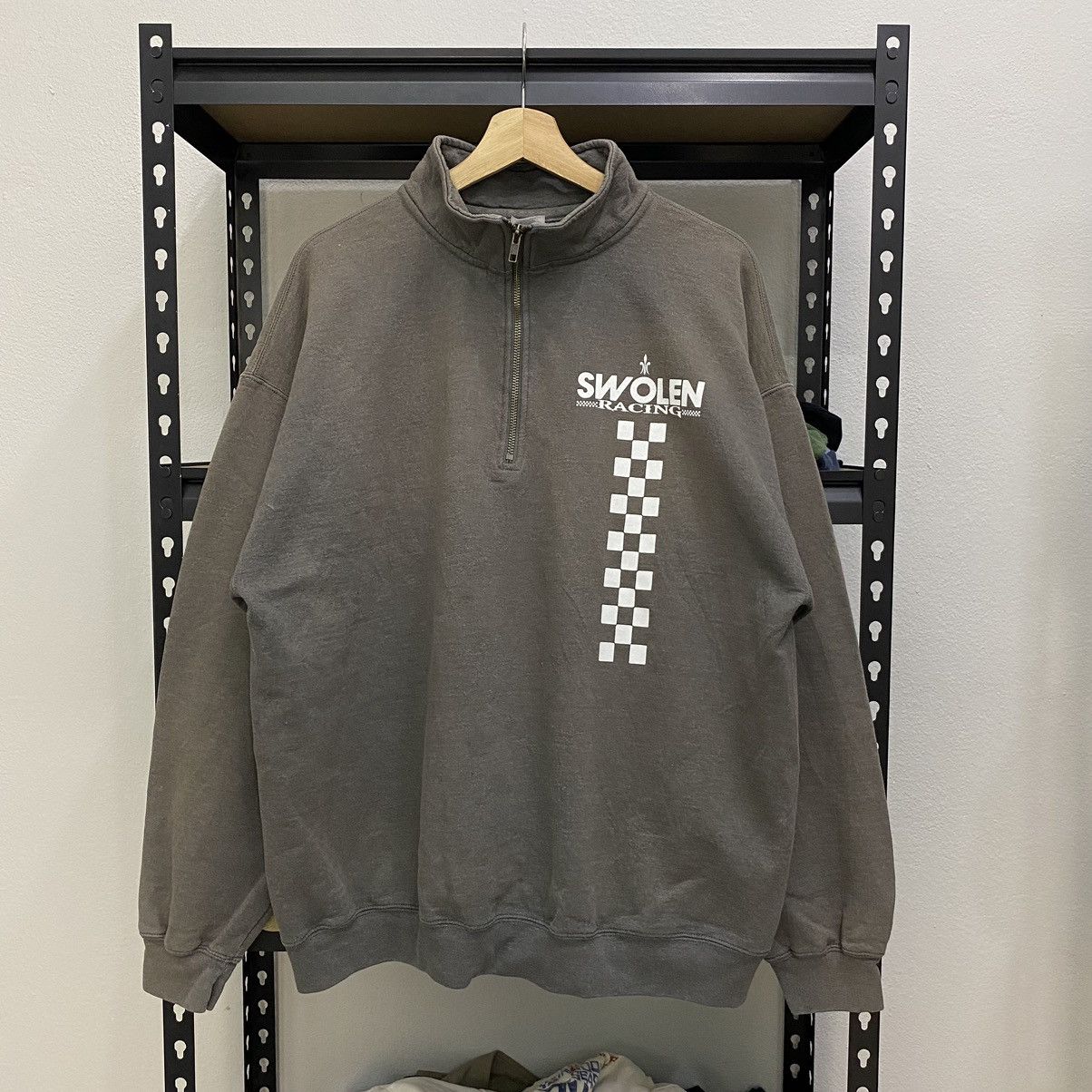 Vintage Vintage Swolen Racing Half Zipper Sweatshirt❗️ Size US XL / EU 56 / 4 - 3 Thumbnail