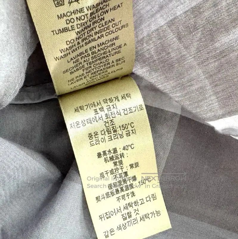 Burberry Burberry Gray Cotton Women's Shirt. Size S / US 4 / IT 40 - 5 Thumbnail