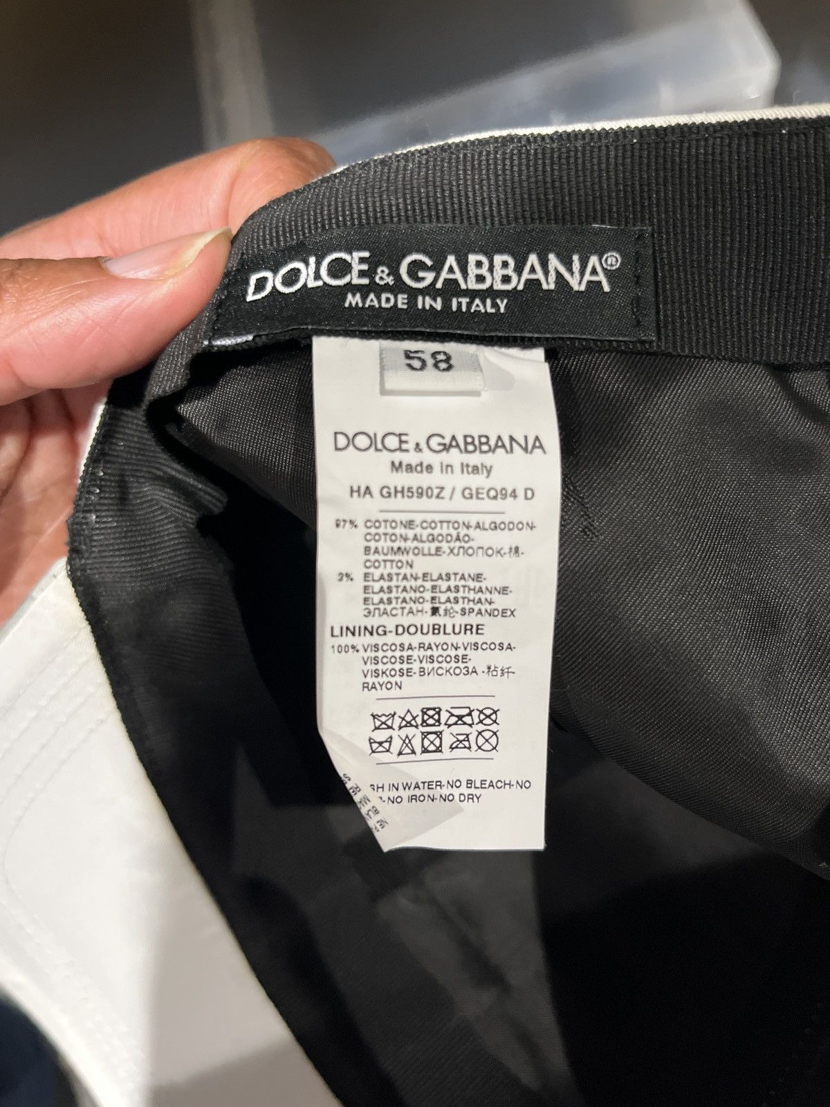 Dolce & Gabbana Dolce & Gabbana “Feel Your Soul” Camo Cap-Size 58 Size ONE SIZE - 5 Thumbnail