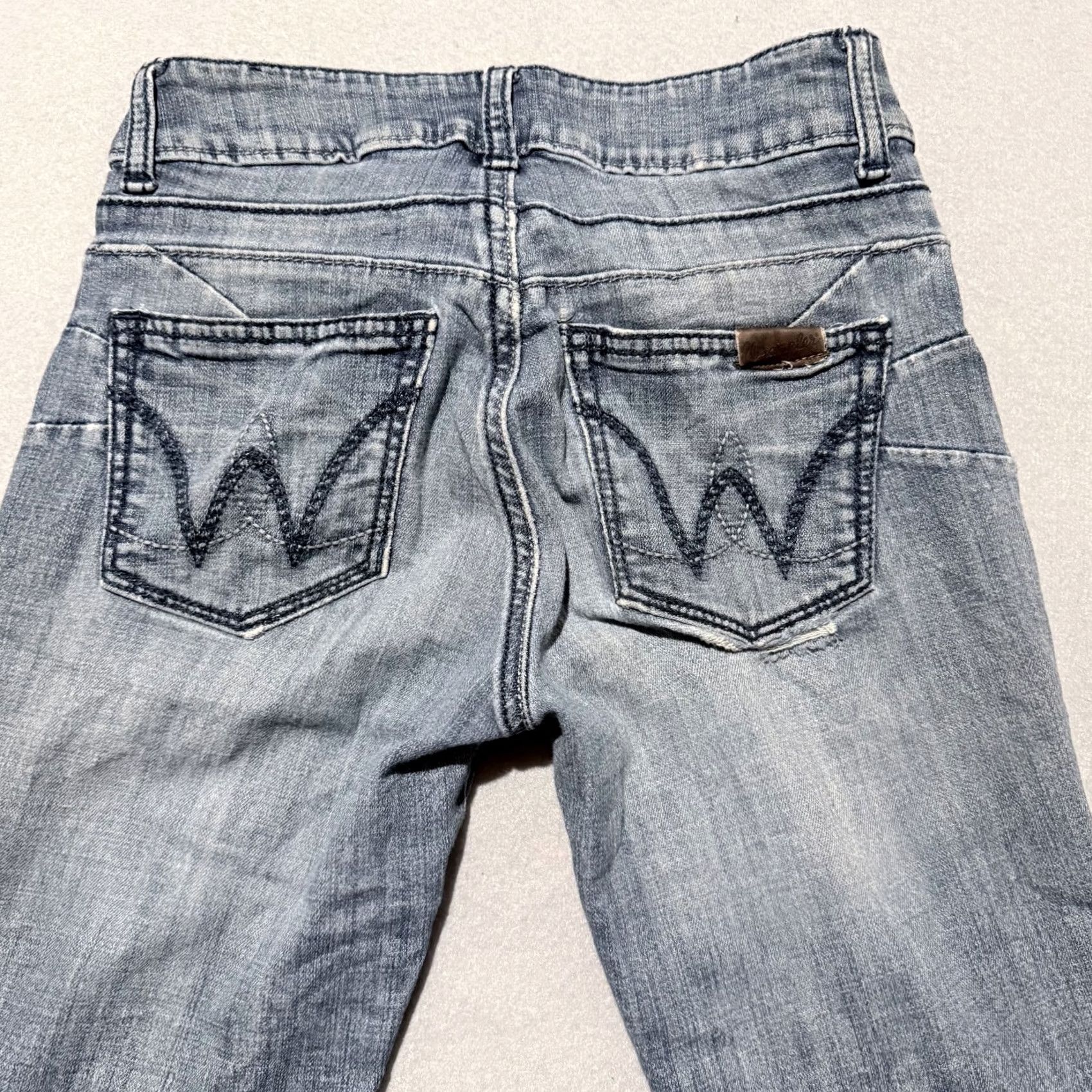 Wrangler Wrangler Jeans Women's Blue Denim Mid Rise Bootcut Zip Fly 26x31 Size 26" / US 2 / IT 38 - 4 Thumbnail