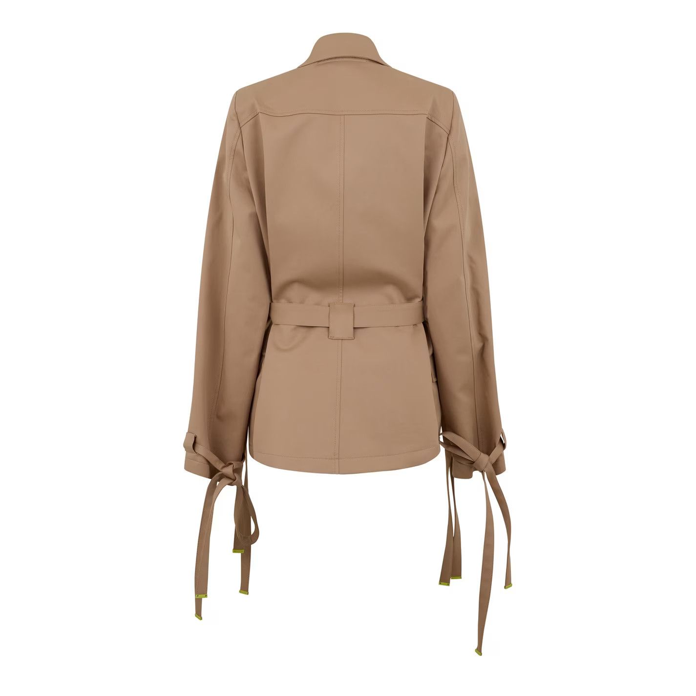 Off-White o1g2r1mq0125 Jacket in Camel Size S / US 4 / IT 40 - 2 Thumbnail