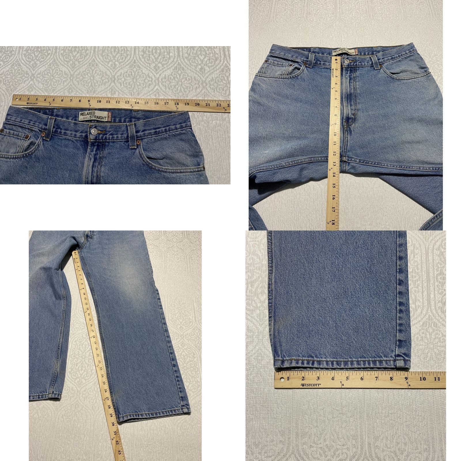 Levi's Levi's Jeans 559 Mens 38x30 Blue Relaxed Straight Medium Wash Denim Classic 559 Relaxed Straight Jeans Men W38 L30 Blue Denim Size US 38 / EU 54 - 8 Thumbnail