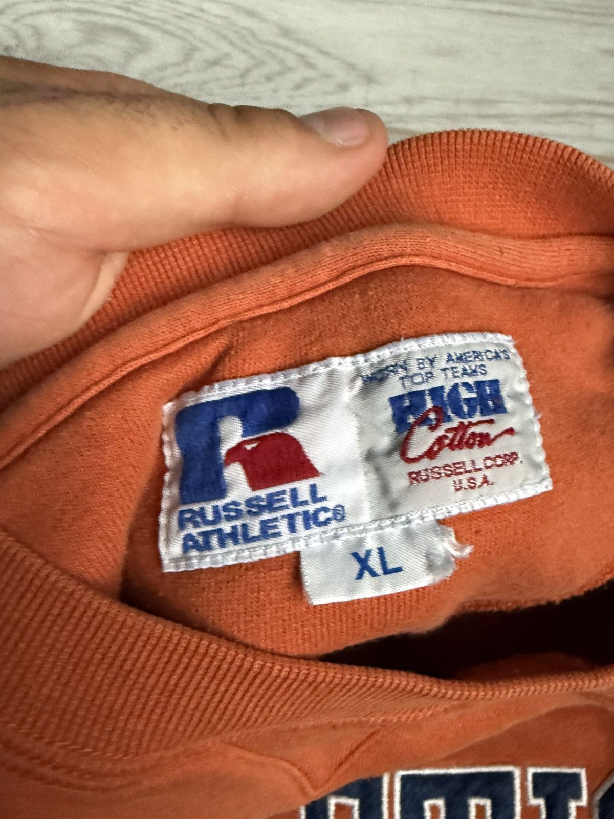 Russell Athletic Russel Athletic vintage oversized Sweatshirt logo crewnevk Size US XL / EU 56 / 4 - 3 Thumbnail