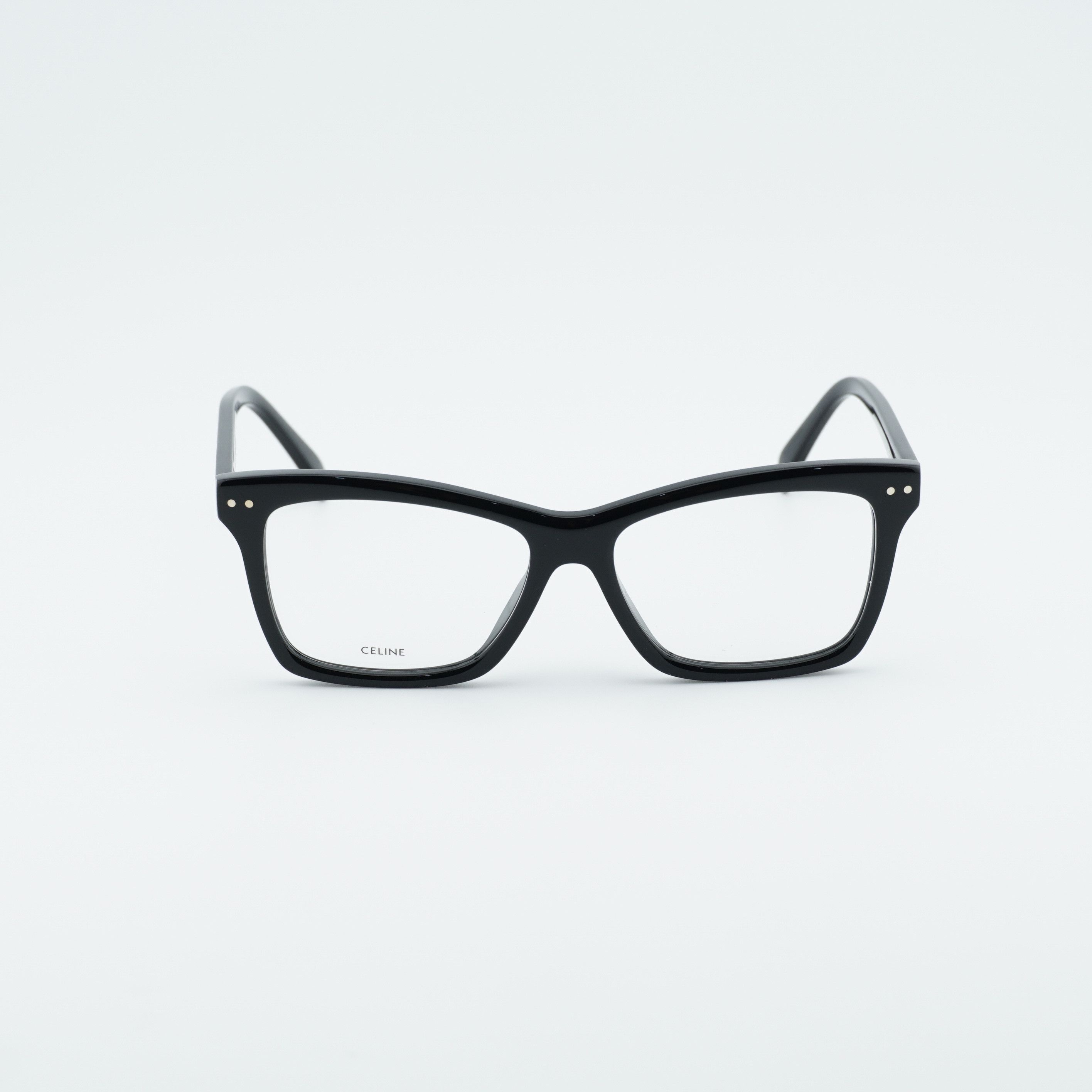 Celine Celine CL50117I 001 Eyeglasses Black 54mm Square Frame Size ONE SIZE - 5 Thumbnail