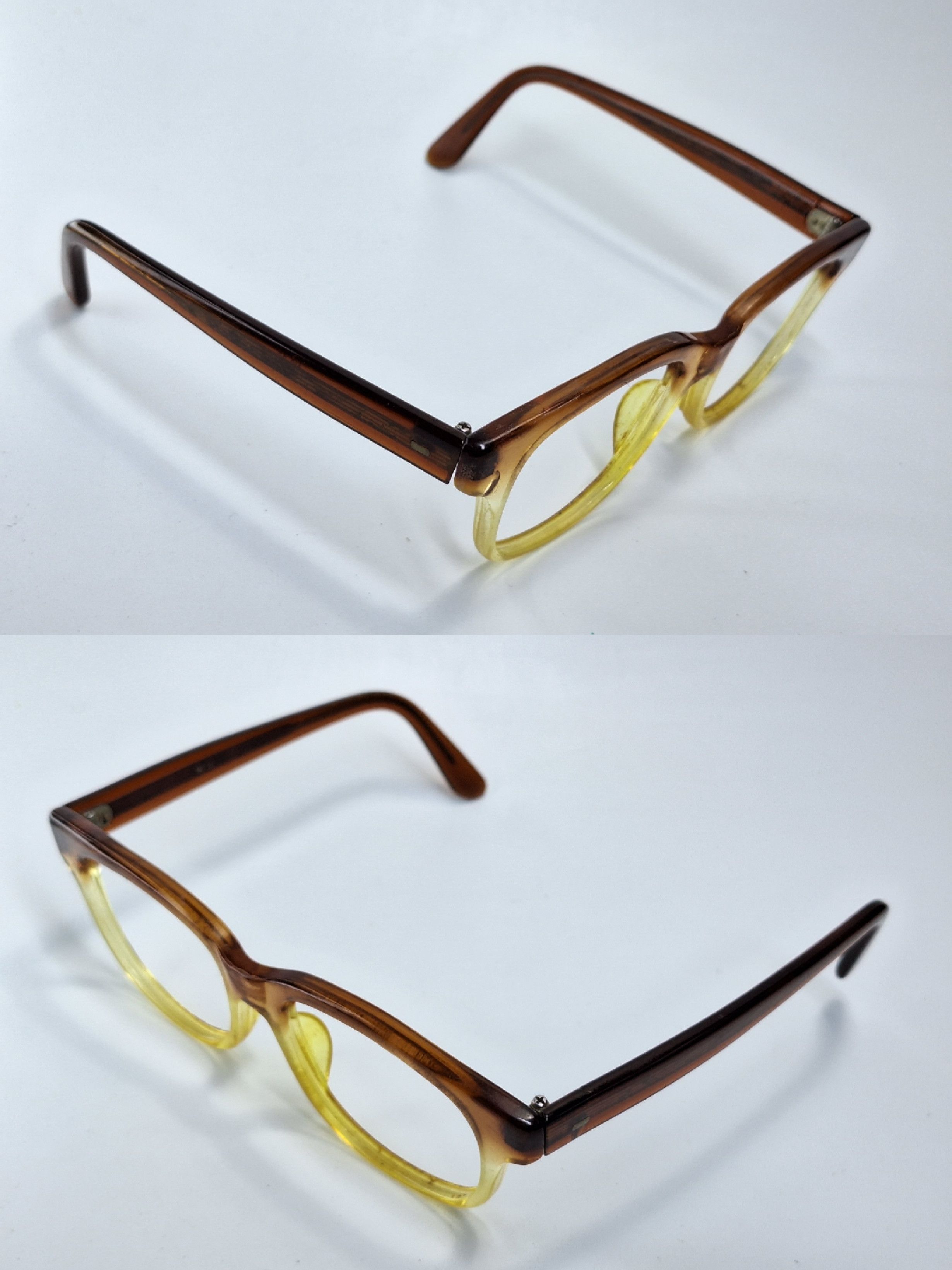 Other 80s Japan Vintage No.20 52-20 Classic Eyeglass Frame Size ONE SIZE - 5 Thumbnail