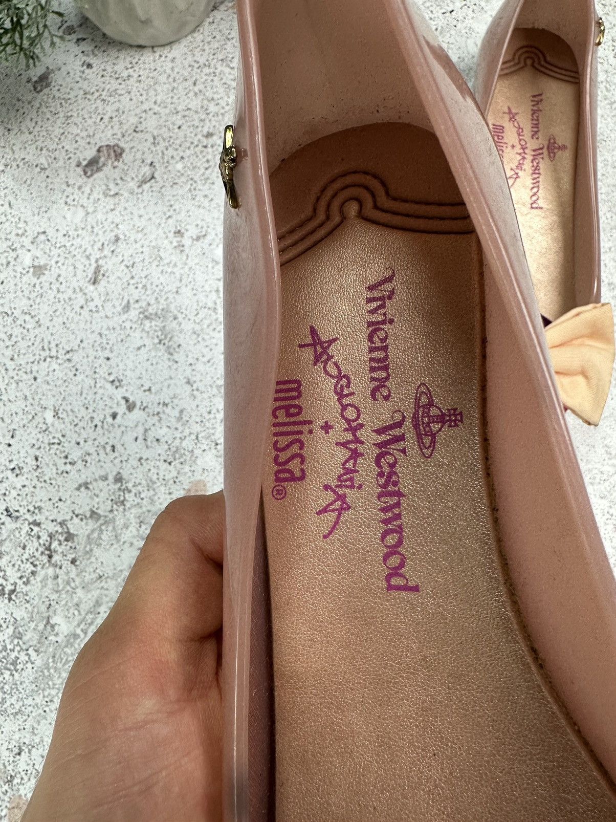 Designer × Melissa × Vivienne Westwood Vivienne Westwood x Melissa Anglomania ballet flats shoes Size US 6 / IT 36 - 8 Thumbnail
