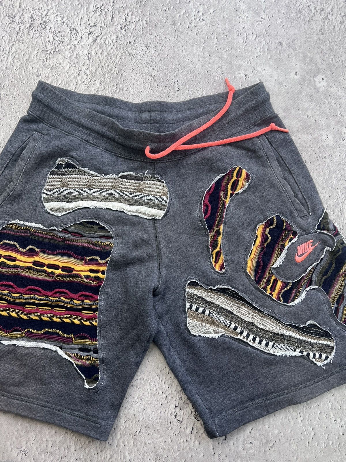Coogi × Nike Vintage Y2K REWORKED NIKE X COOGI sweater SHORTS HYPE 90s Size US 32 / EU 48 - 4 Thumbnail