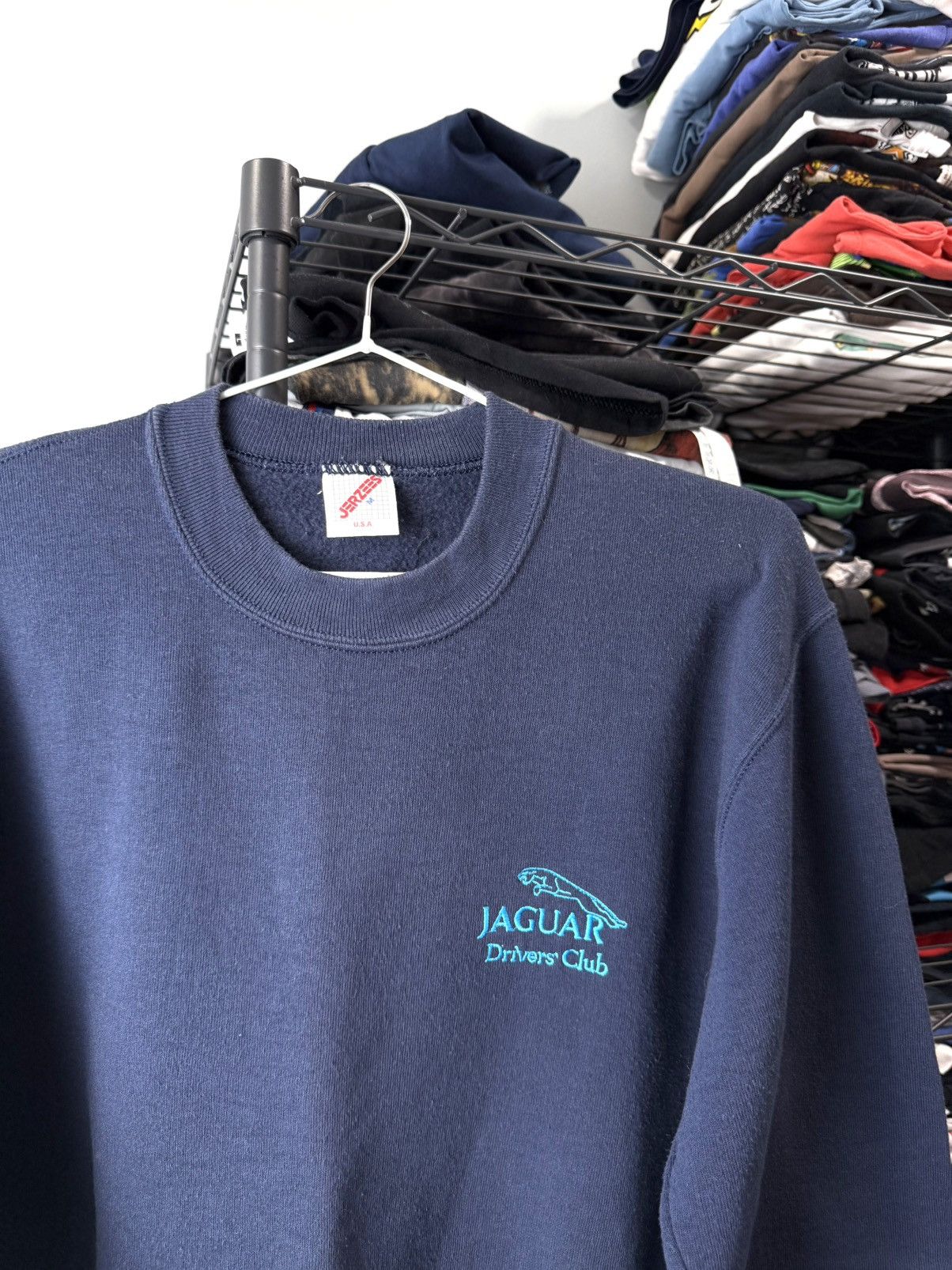 Vintage Vintage Jaguar Drivers Club Sweatshirt Racing Land Rover Size US M / EU 48-50 / 2 - 2 Thumbnail