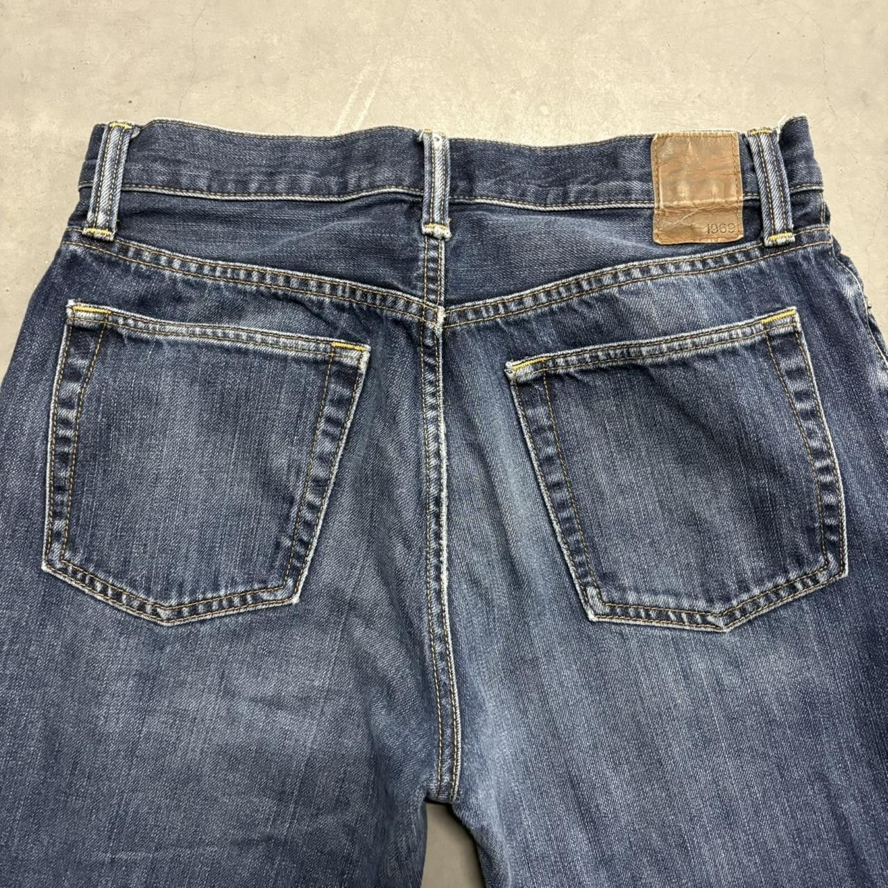 Gap Crazy Vintage Y2K/2000s Baggy Gap Easy Dark Blue Wash Denim Jeans! Size US 31 - 5 Thumbnail