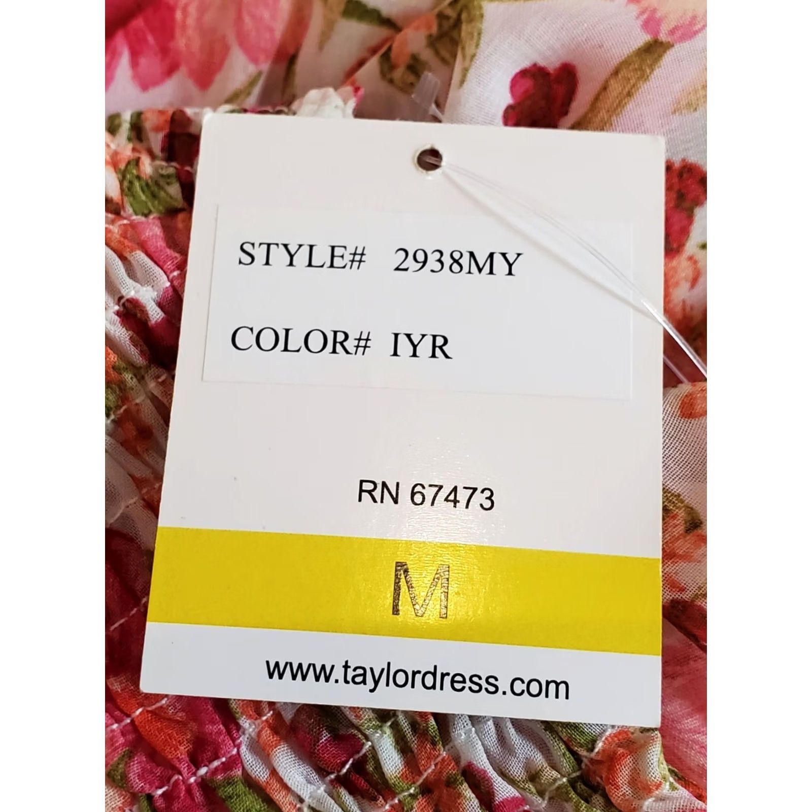 Vintage Taylor Sleeveless Floral Mini Dress Smocked Mock Neck Tiered Ruffled Women's M New Size M / US 6-8 / IT 42-44 - 6 Thumbnail