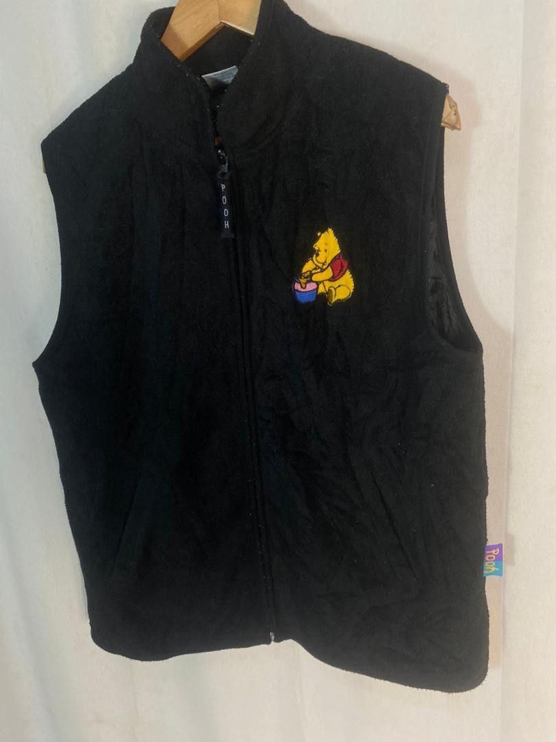 Disney Pooh fleece zipper vest by disney Size US M / EU 48-50 / 2 - 3 Thumbnail