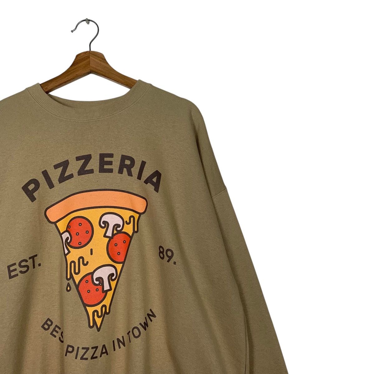 Japanese Brand Pizzeria Big Logo Crewneck Sweatshirt Size US M / EU 48-50 / 2 - 5 Thumbnail
