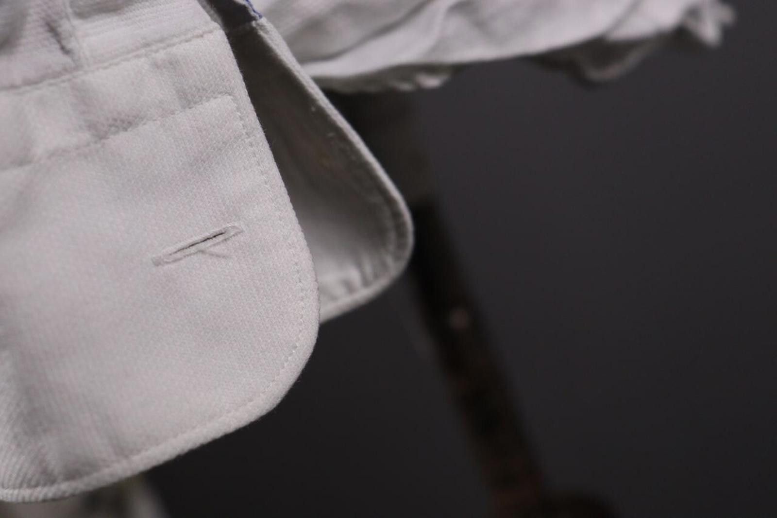 Designer Hackett London Slim Fit White Button Down Shirt Size S Size US S / EU 44-46 / 1 - 6 Thumbnail