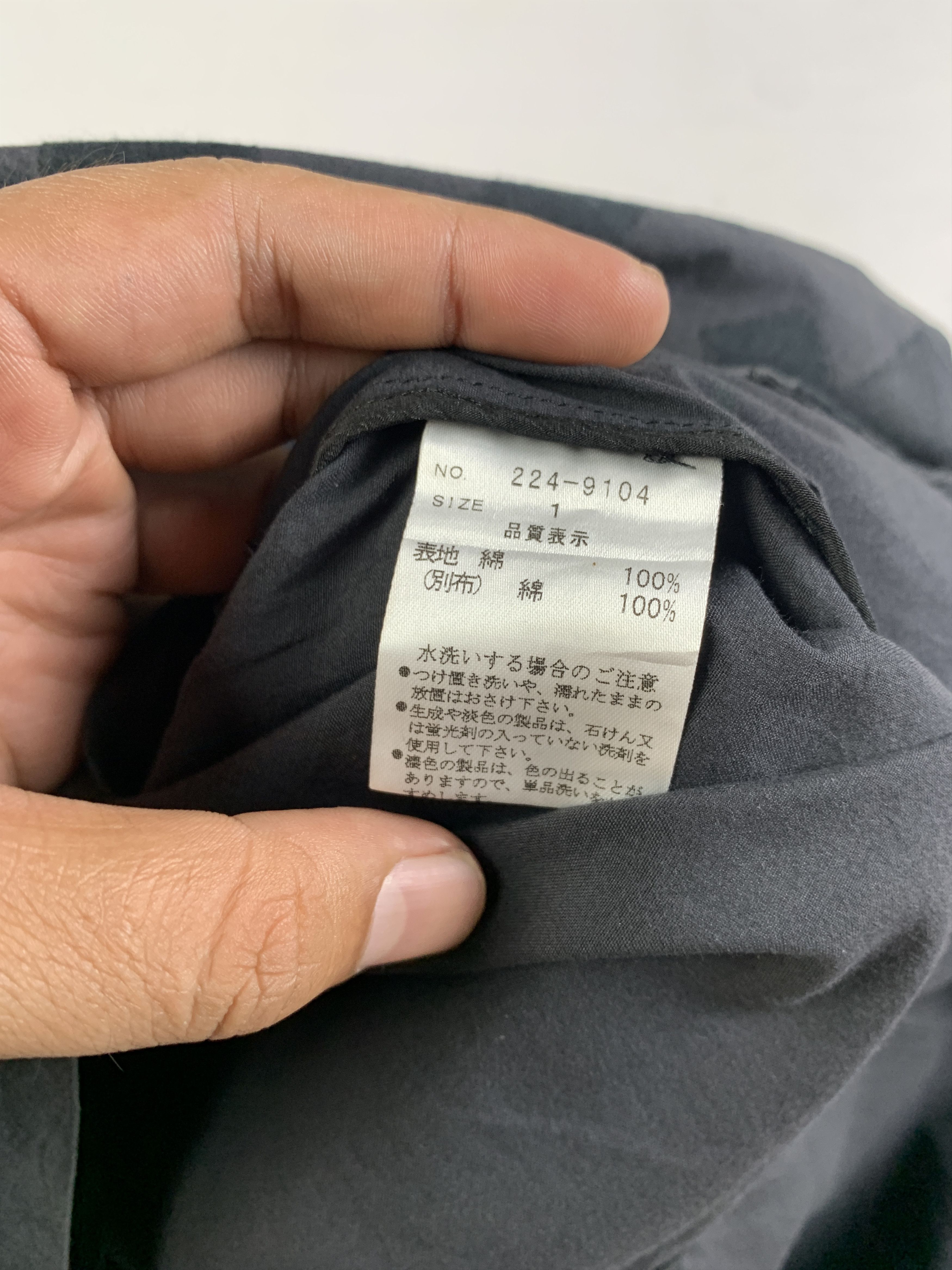 Japanese Brand KEIKO KISHI by nosh Black Wrapped Dressy Shirt (M) Size M / US 6-8 / IT 42-44 - 11 Thumbnail