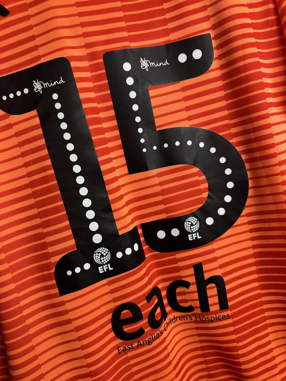 Adidas IPSWICH TOWN MATCH WORN JERSEY 2018 2019 ADIDAS NATHAN #15 Size US XL / EU 56 / 4 - 7 Thumbnail