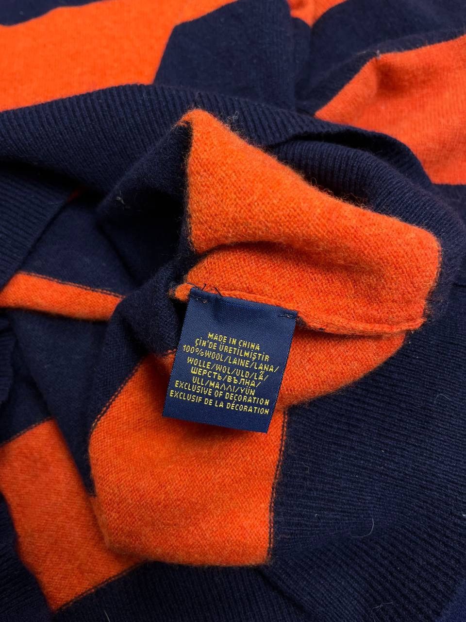Other Vintage Polo Ralph Lauren Striped Knit Sweater Y2K L Size US L / EU 52-54 / 3 - 4 Thumbnail