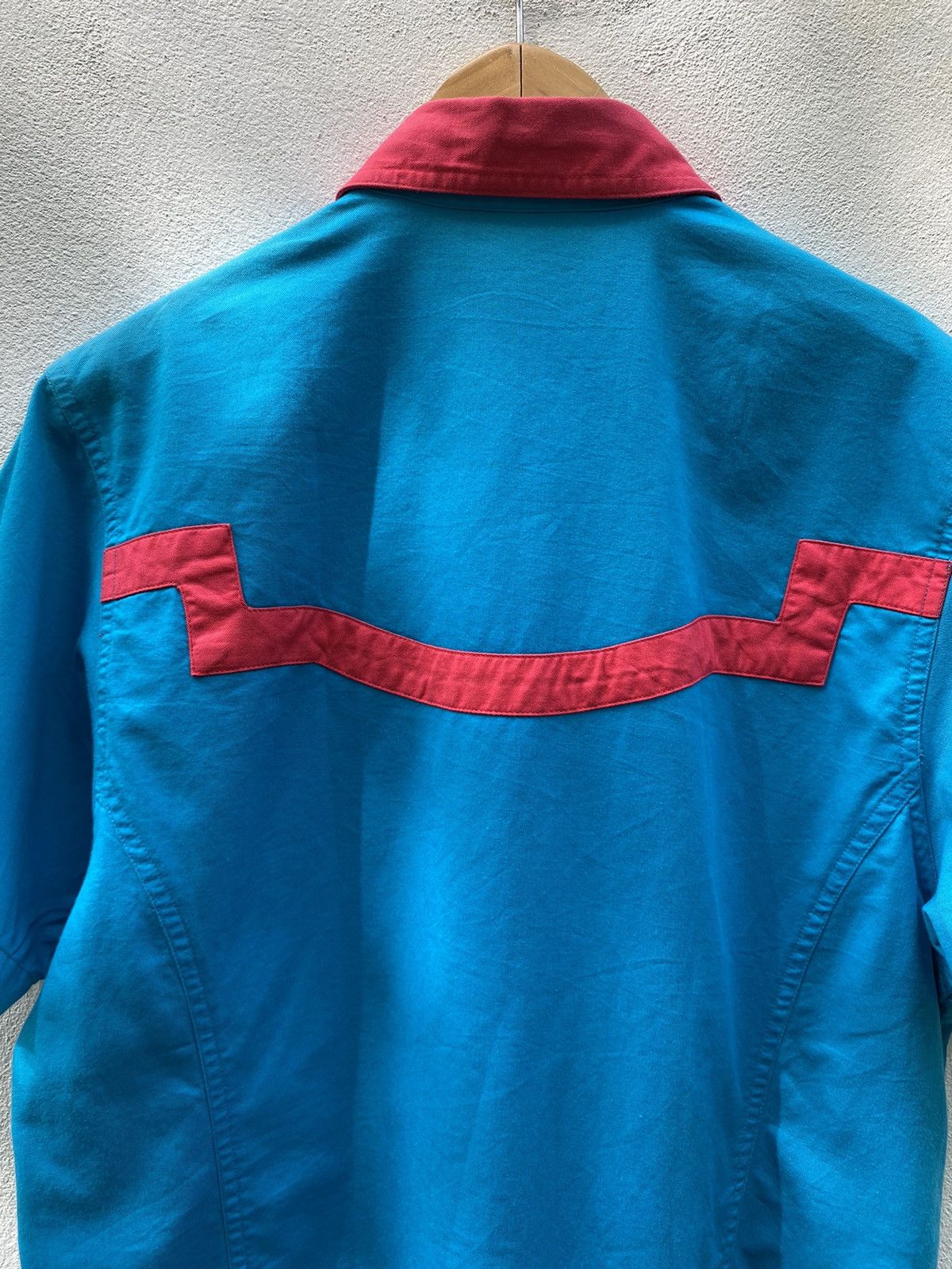 Wrangler Wrangler Silver Lake Red Geometric Patch Shirt Size US M / EU 48-50 / 2 - 5 Thumbnail