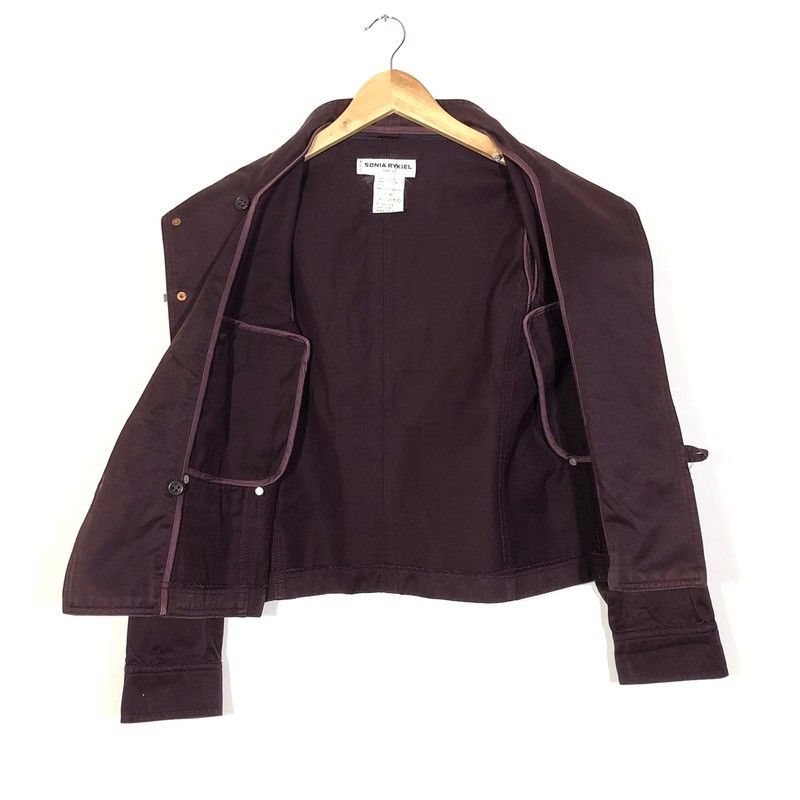 Sonia Rykiel Veston Violet Bordeaux Vintage 90’s Sonia Rykiel Paris Size M / US 6-8 / IT 42-44 - 4 Thumbnail