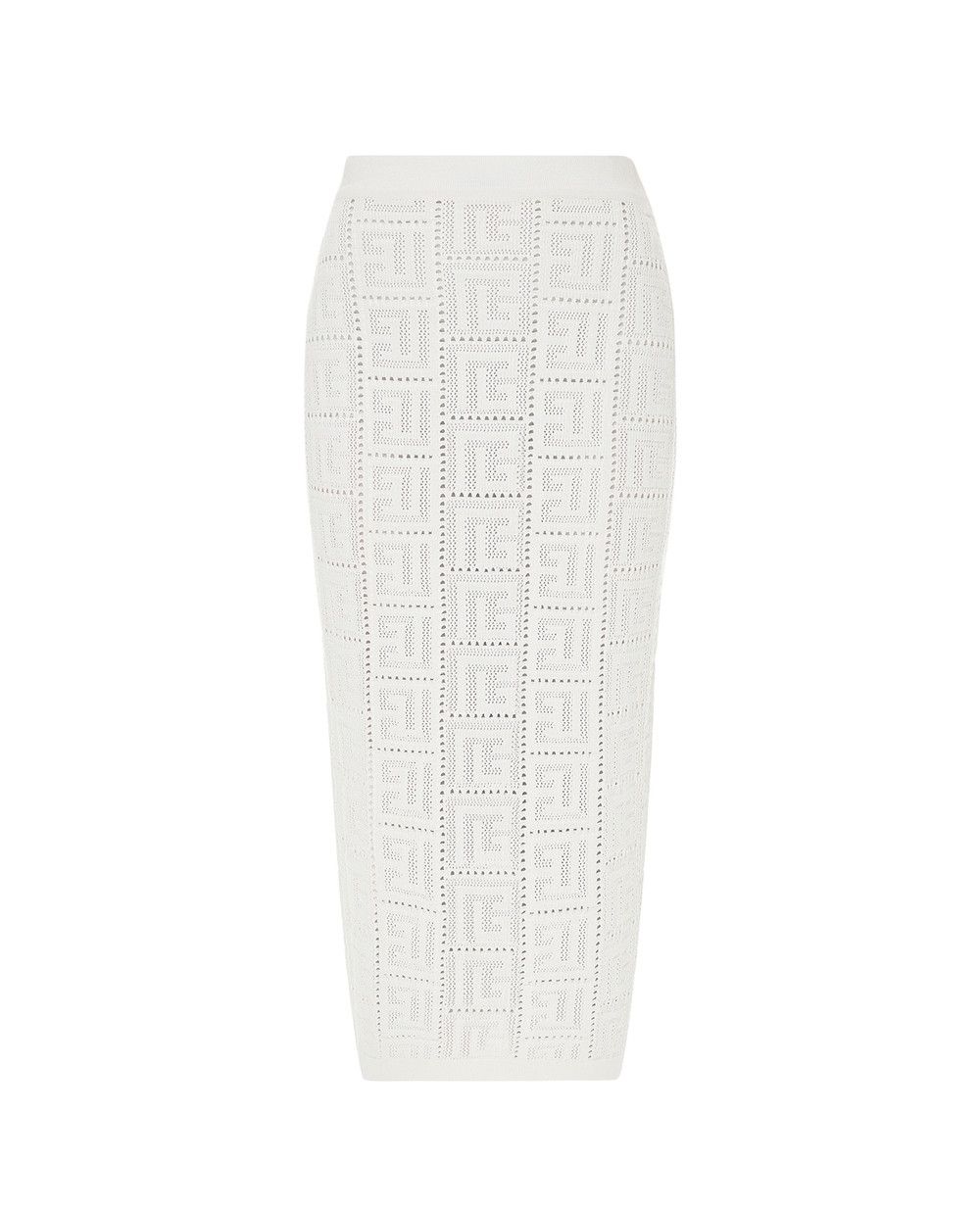 o1srvl11e1123 Midi Skirt in White