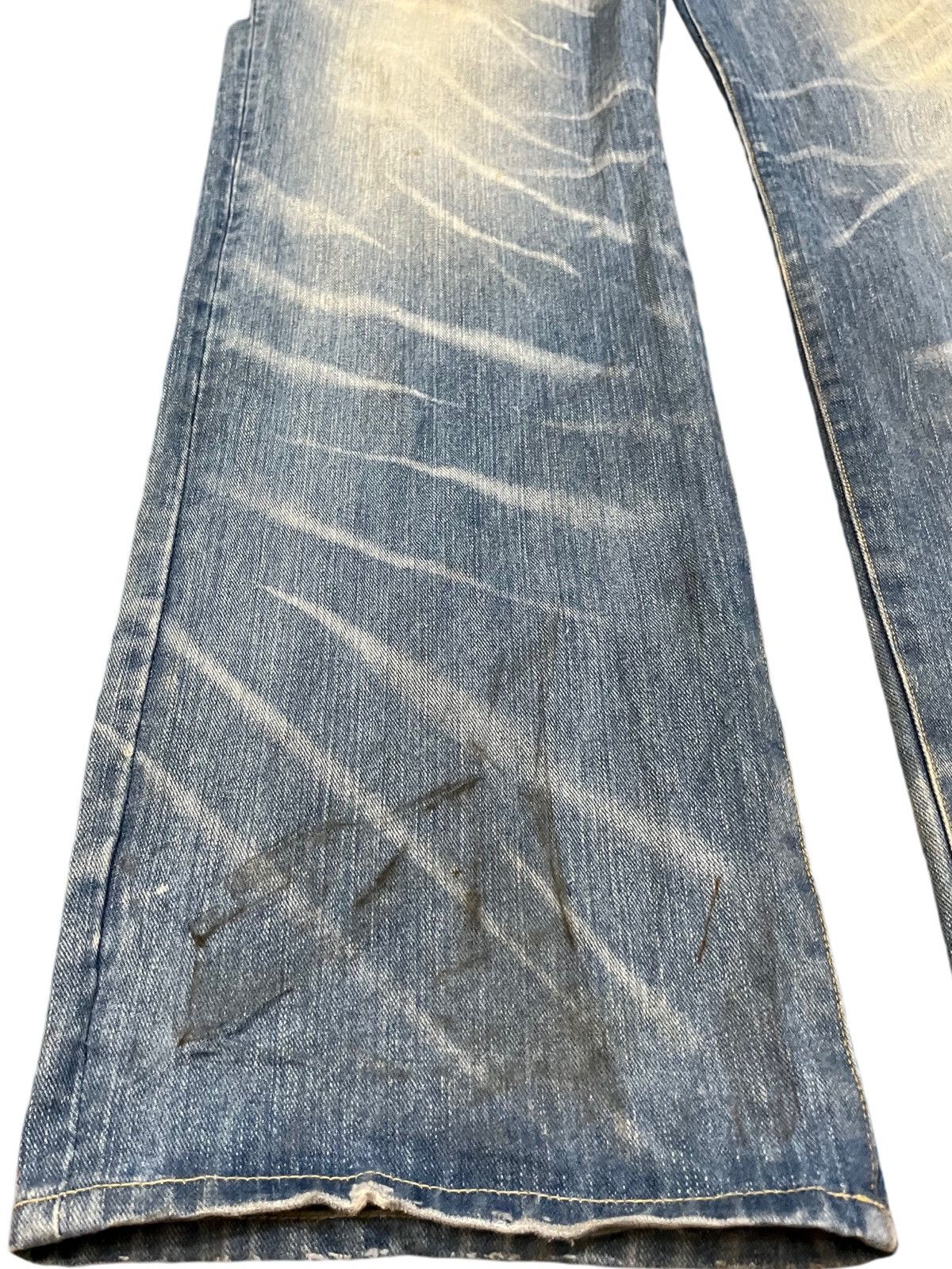 Body Glove Vintage Body Glove Clawmark Ripped Baggy Denim Size US 36 / EU 52 - 3 Thumbnail