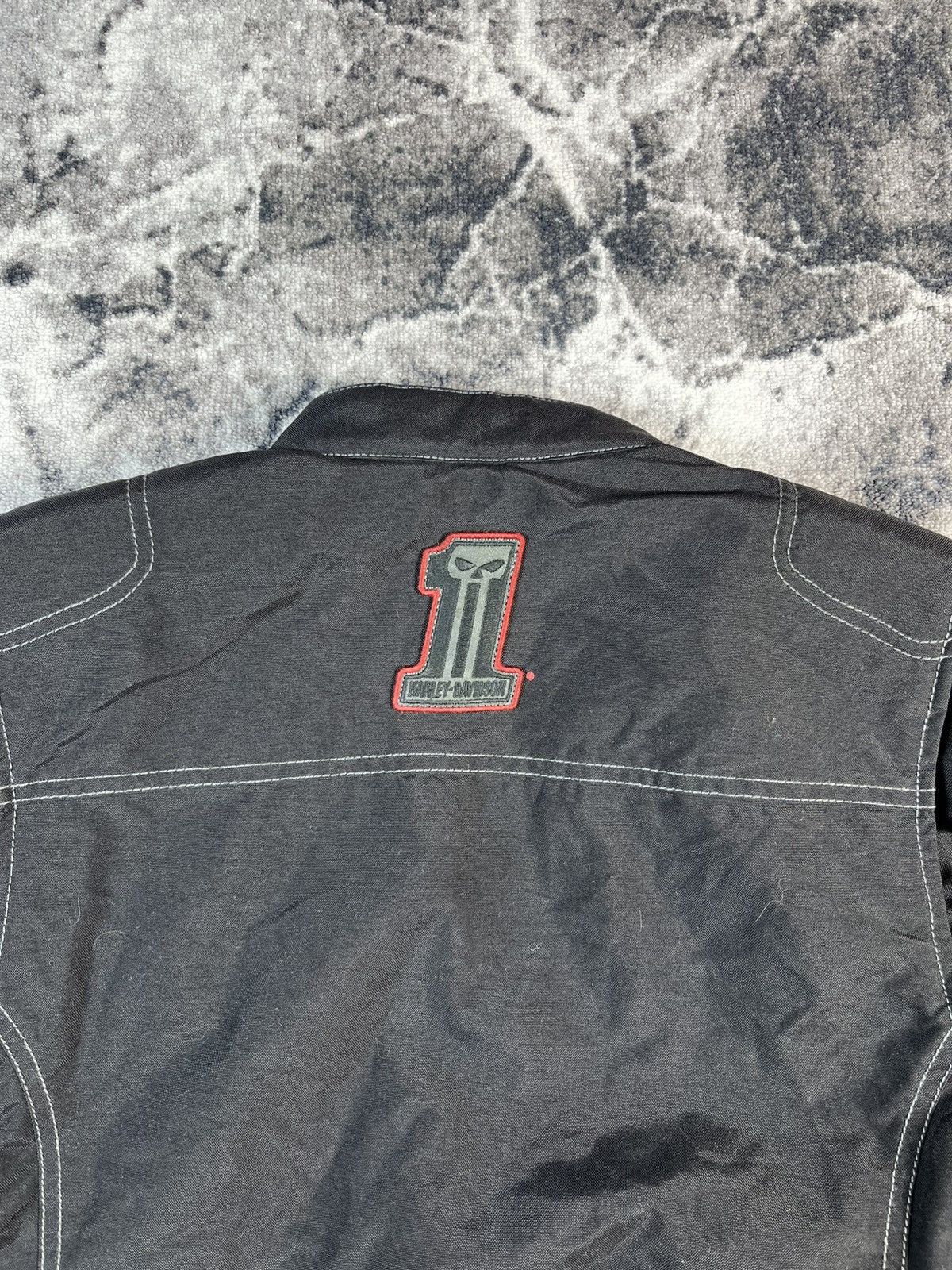 Harley Davidson Harley Davidson Biker Jacket Black Red Moto Racing M Size US M / EU 48-50 / 2 - 16 Thumbnail