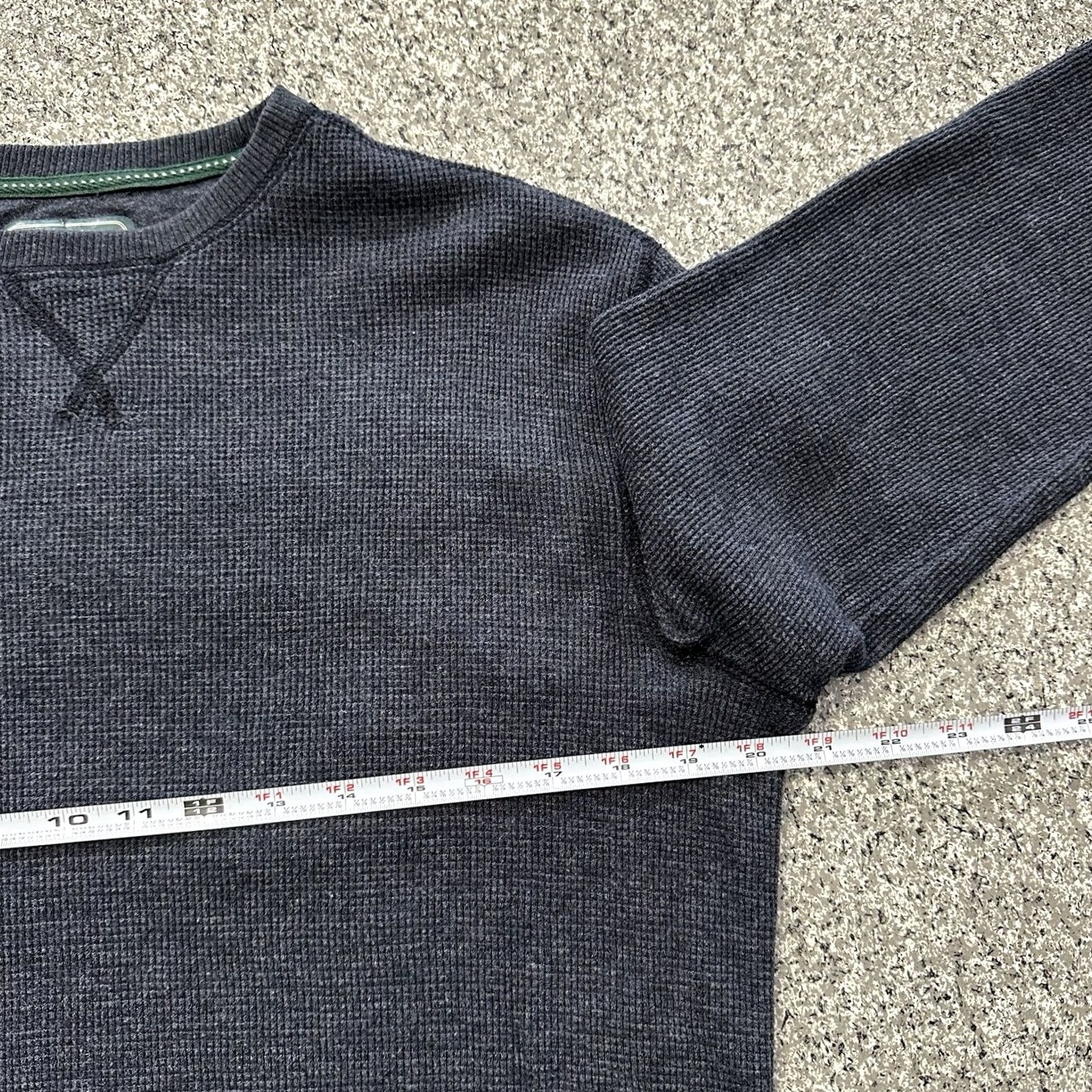 Vintage G.H. Bass & Co. Long Sleeve Thermal Shirt Mens S Navy Blue Crewneck Size US S / EU 44-46 / 1 - 3 Thumbnail