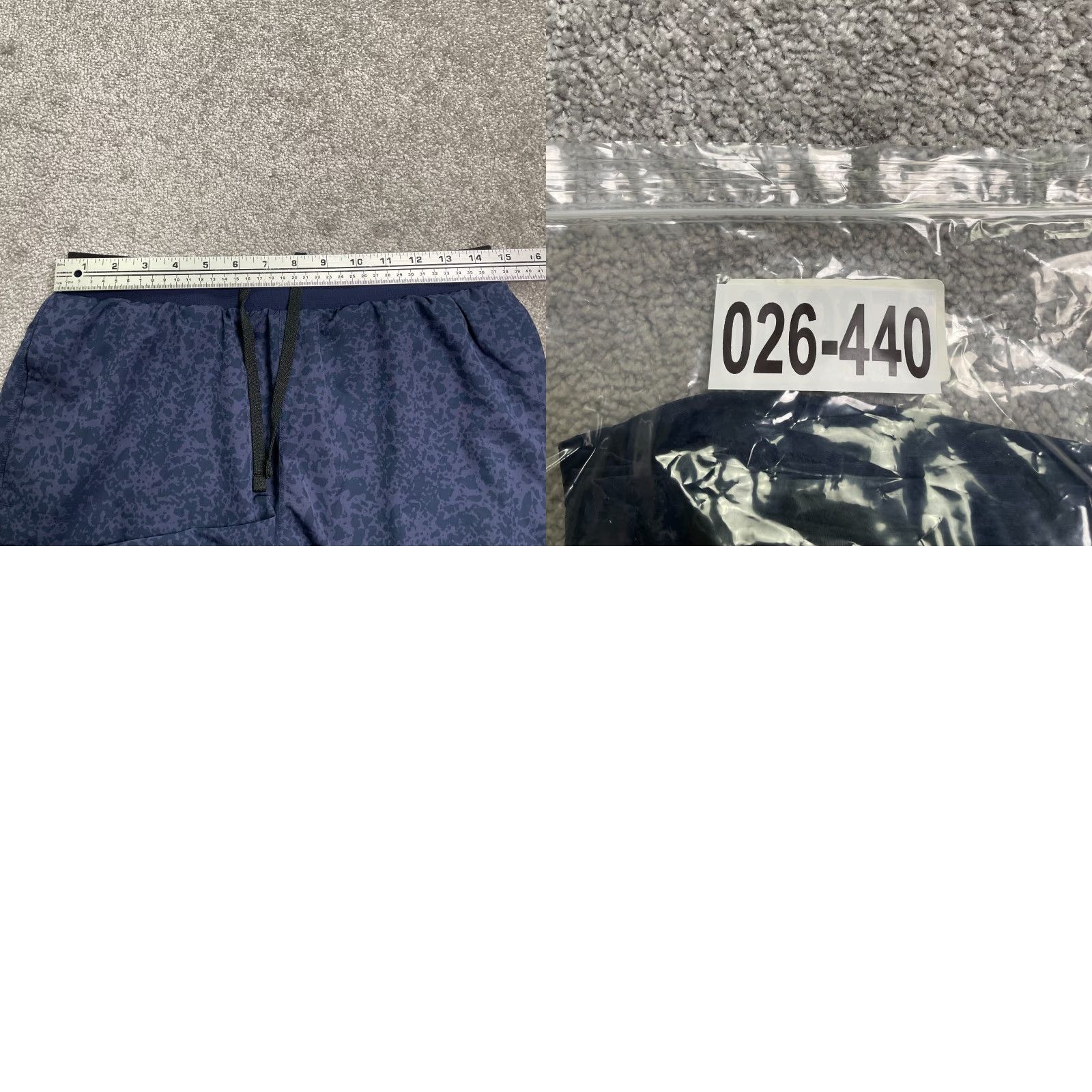 Fabletics Fabletics Shorts Men M Blue Elastic Drawstring Active Gym Athletic 29x7.5 Size US 31 - 8 Thumbnail