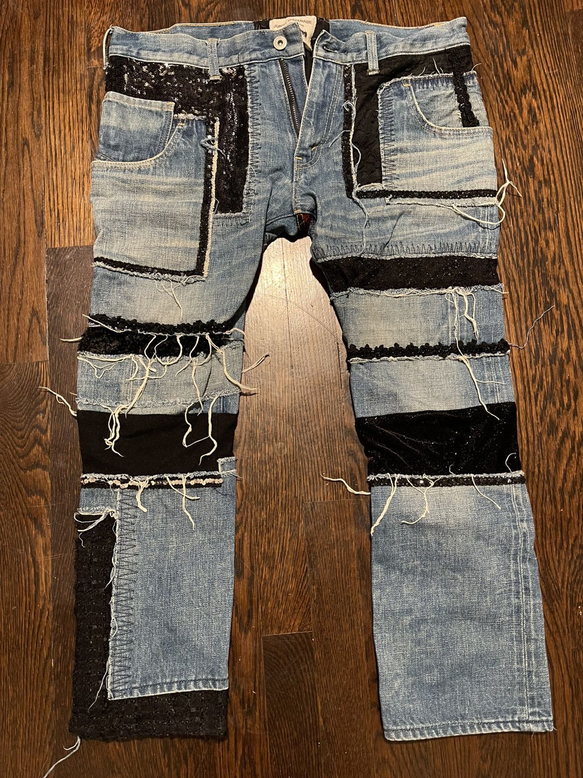 Junya Watanabe Junya Watanabe Patchwork Denim Size US 32 / EU 48 - 1 Thumbnail