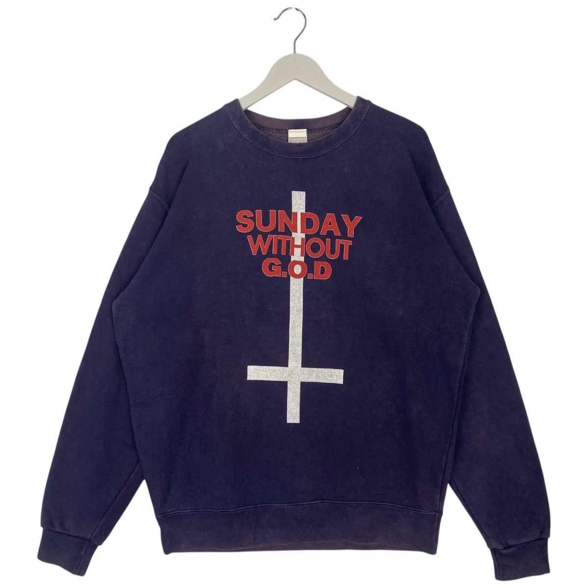 Other Vintage United Athletic Sweatshirt Big Printed NavyBlue Size US L / EU 52-54 / 3 - 1 Thumbnail
