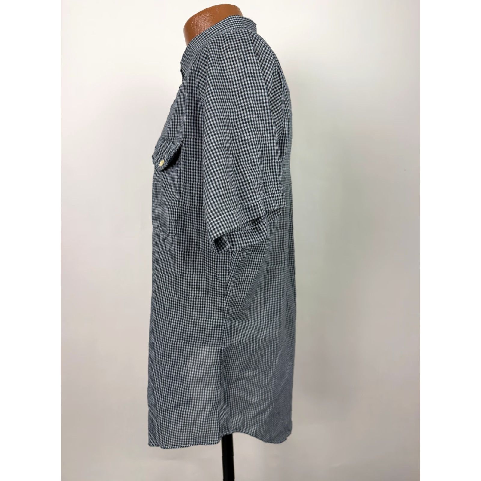 Vintage VINTAGE Campus Shirt Men M Navy 80s Button-Up Short Sleeve Lightweight Cotton Polyester Size US M / EU 48-50 / 2 - 6 Thumbnail