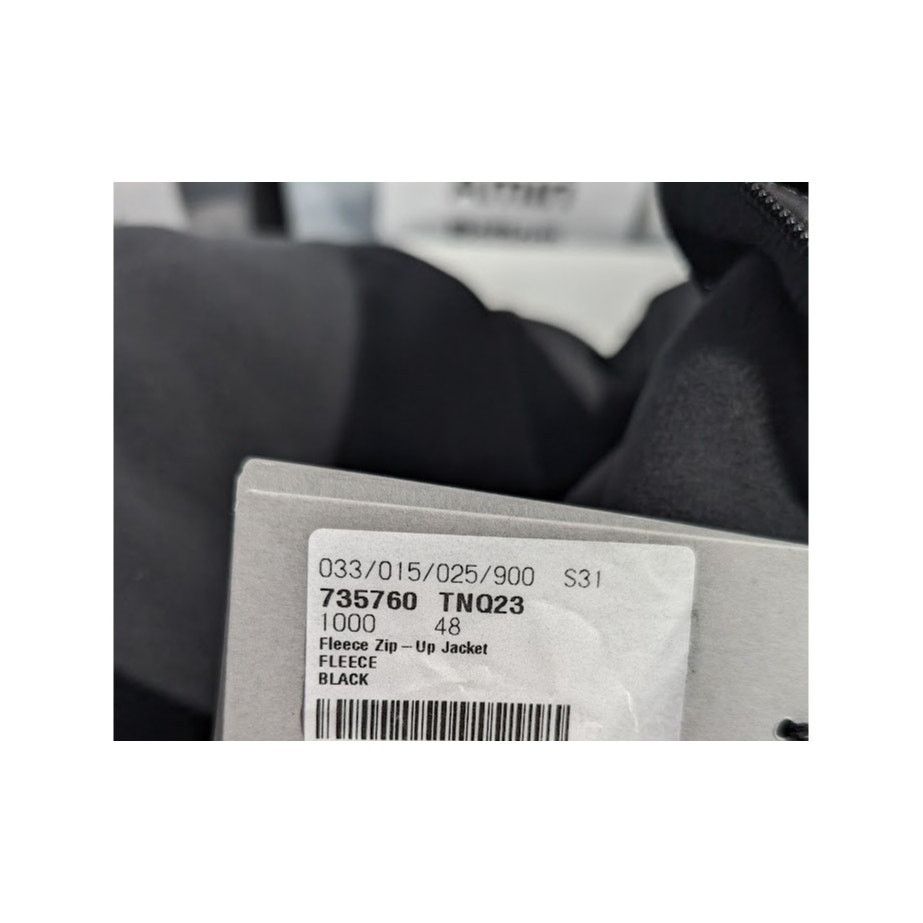 Balenciaga o1rshd1 Fleece Zip Up Jacket in Black Size US M / EU 48-50 / 2 - 19 Thumbnail