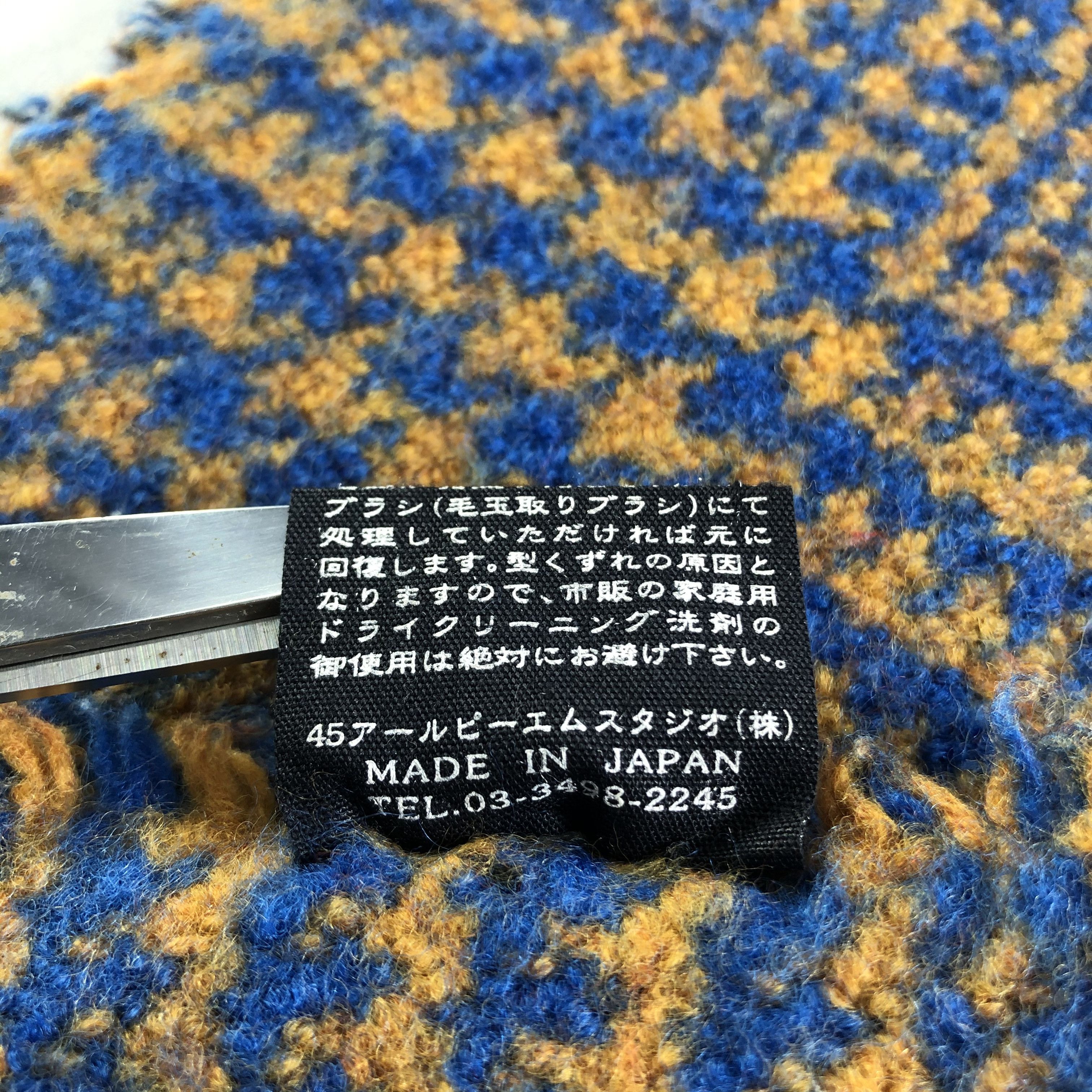 45rpm 45rpm Wool Scarf Muffler Neckwear V2464 Size ONE SIZE - 7 Thumbnail