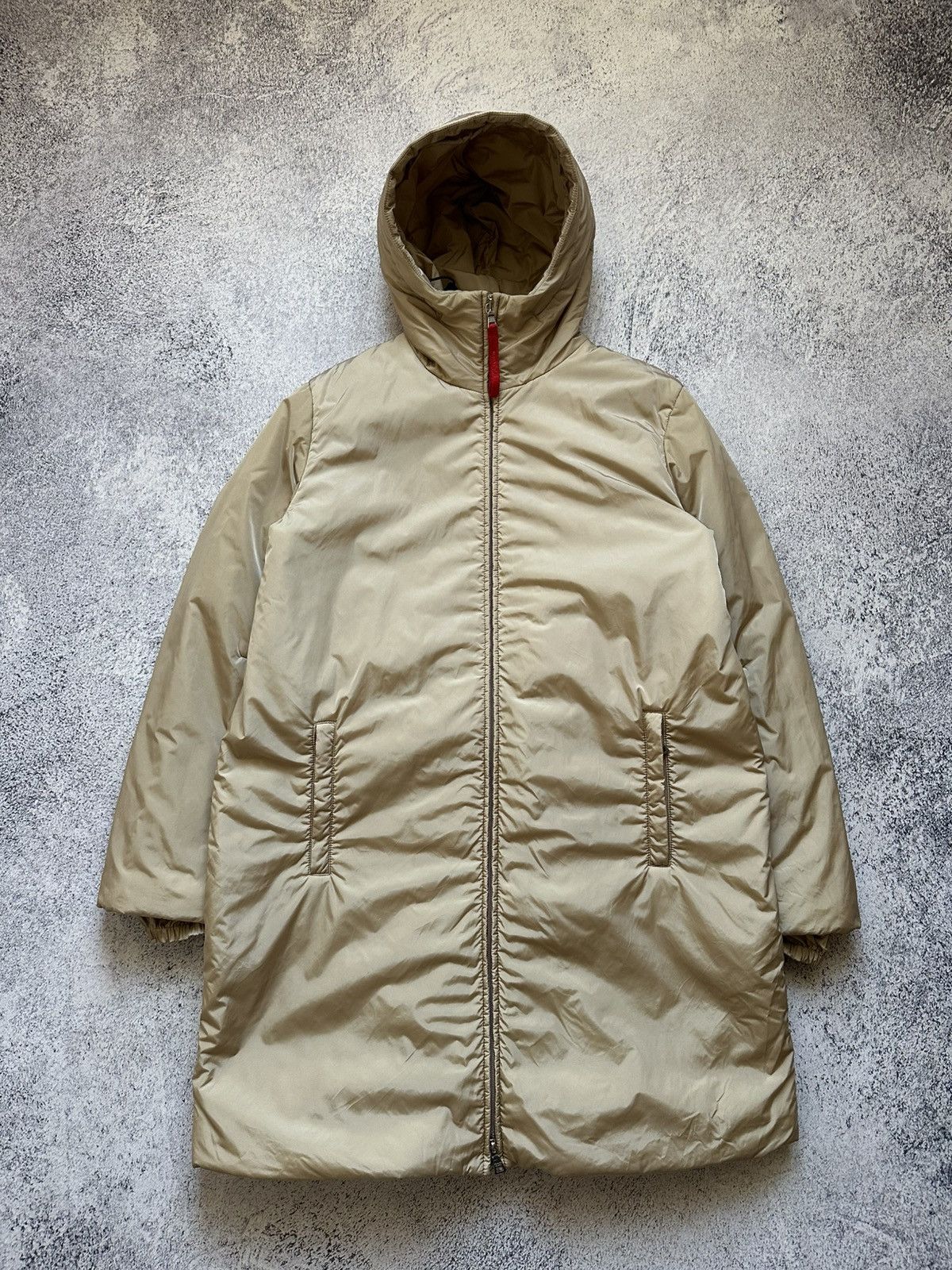 Prada Vintage Prada F/W 99 Nylon Parka Ski Jacket Beige Archive Size L / US 10 / IT 46 - 1 Thumbnail