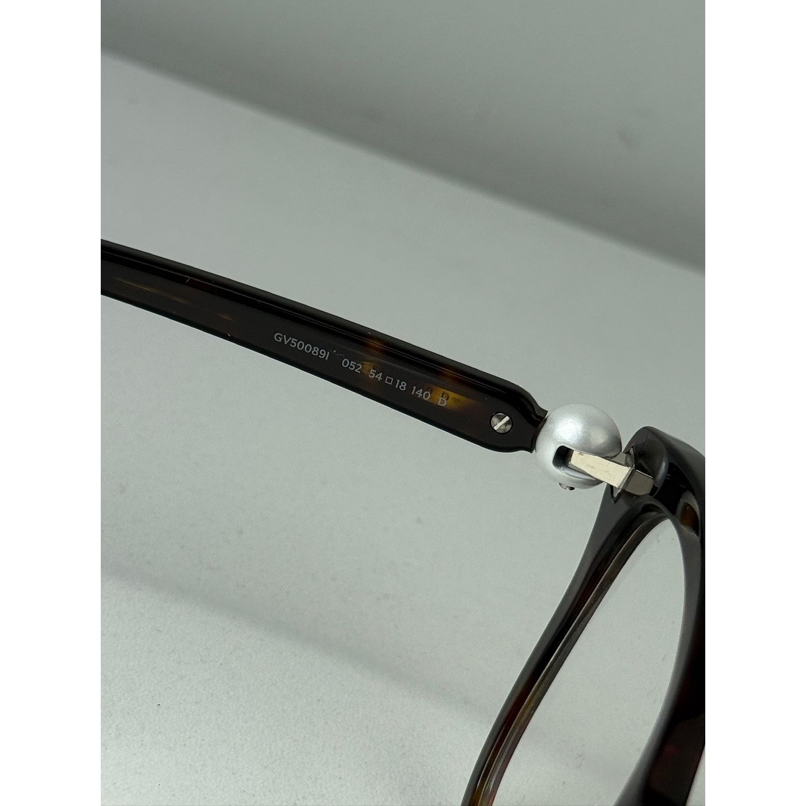 Givenchy NEW Givenchy GV50089I Cat Eye Pearl Brown Crystal Frames Size ONE SIZE - 9 Thumbnail