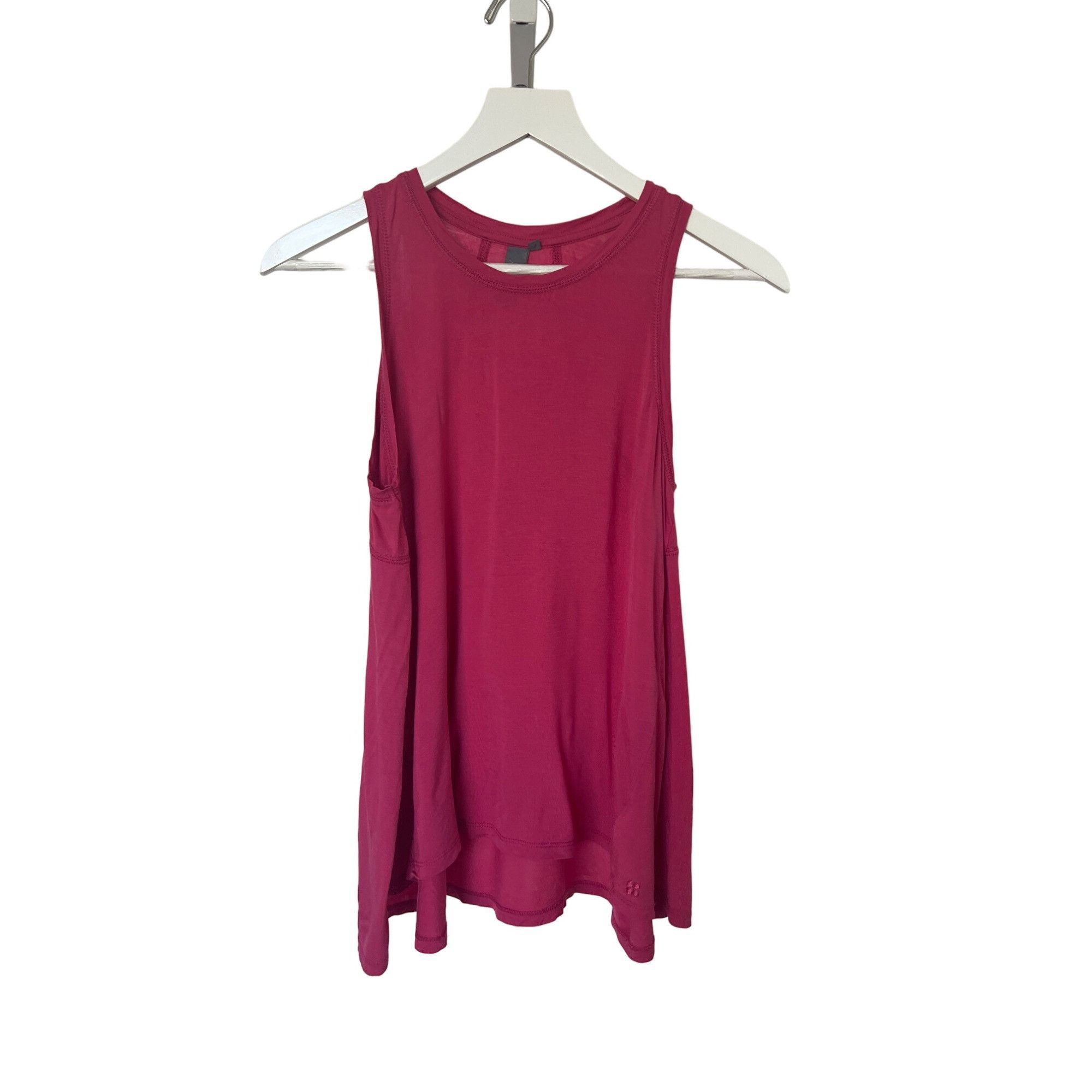 Sweaty Betty Sweaty Betty Easy Peazy Tank Tayberry Pink Lightweight Drape Size XS / US 0-2 / IT 36-38 - 2 Thumbnail