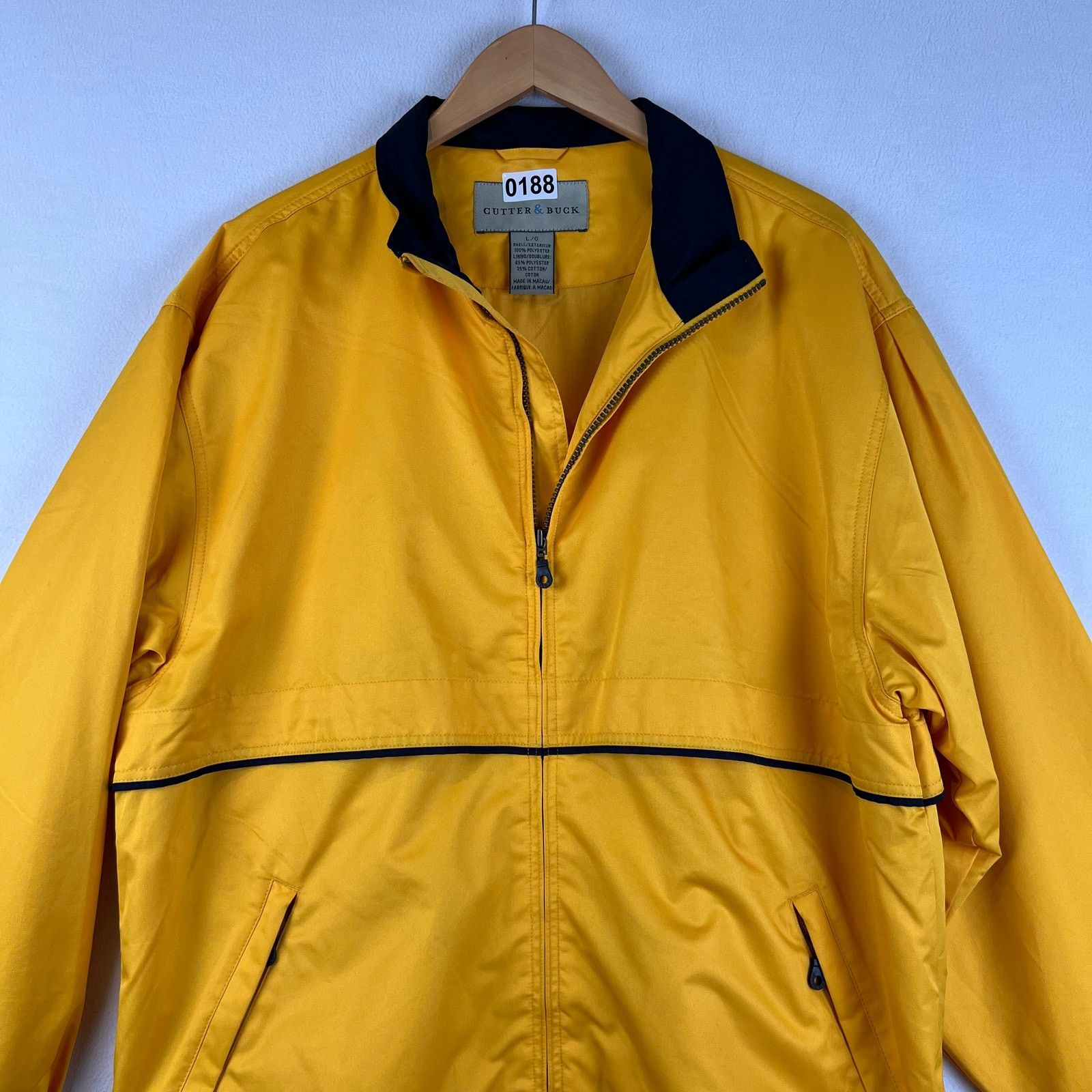 Cutter & Buck Vintage Cutter & Buck 90s Men L Jacket Y2K Yellow Zip Size US L / EU 52-54 / 3 - 7 Thumbnail