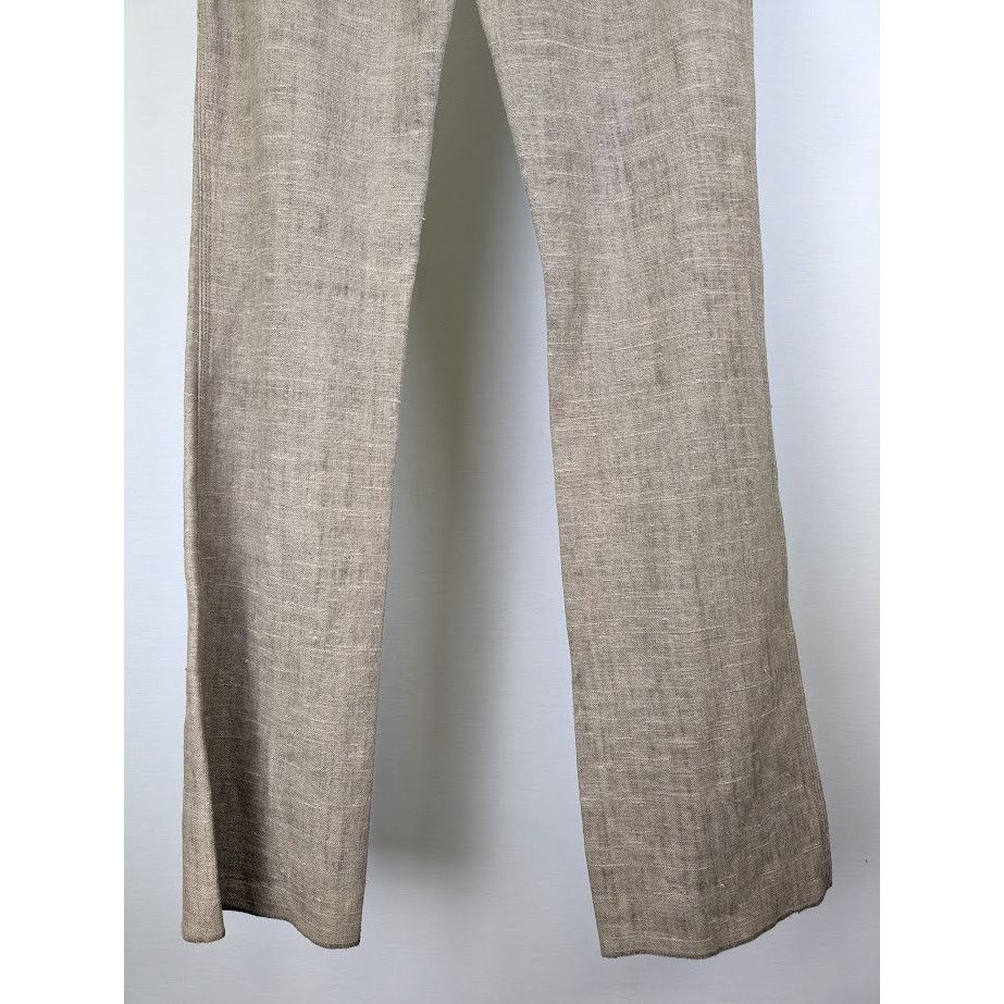 Bottega Veneta o1rshd1 Pants Light Irish Linen/Soft Jersey in Canvas/Nero Size US 30 / EU 46 - 13 Thumbnail